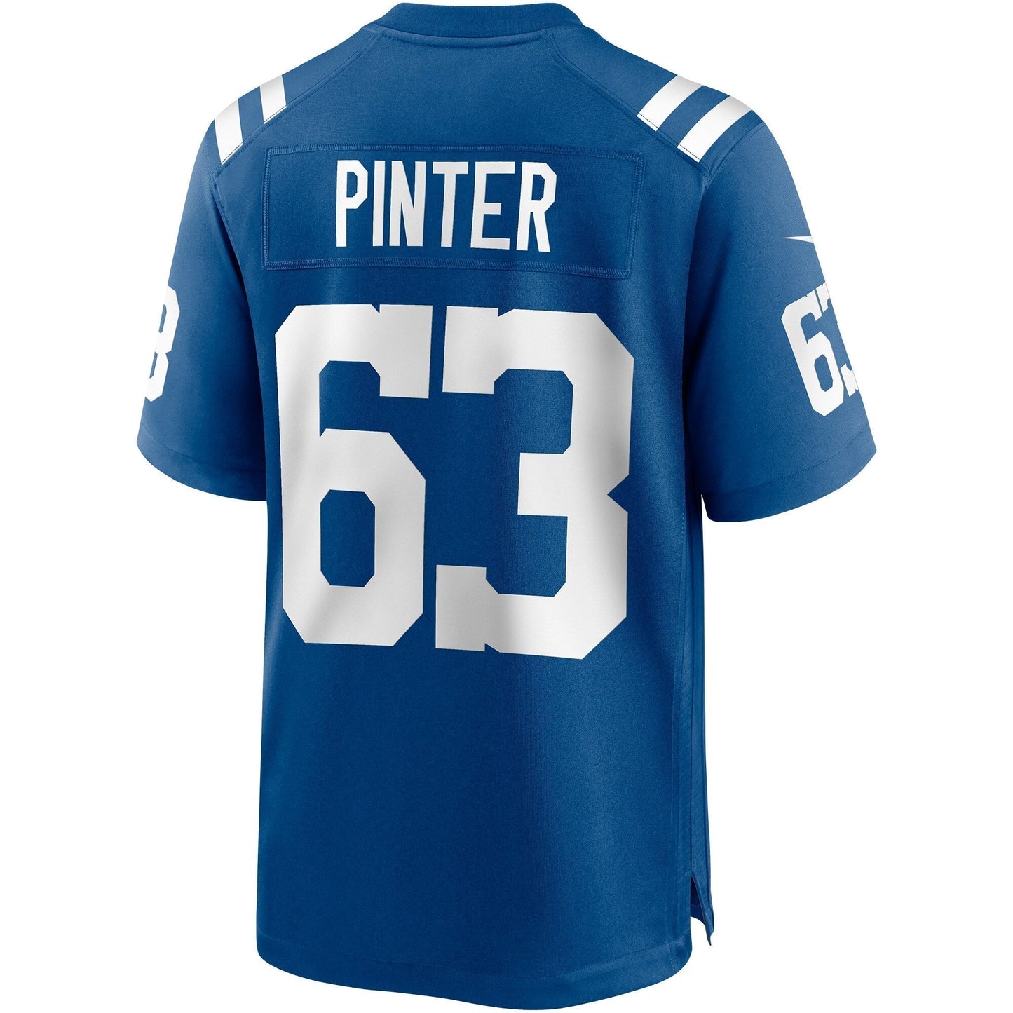 Danny Pinter Indianapolis Colts Game Jersey - Royal football jersey product view 3