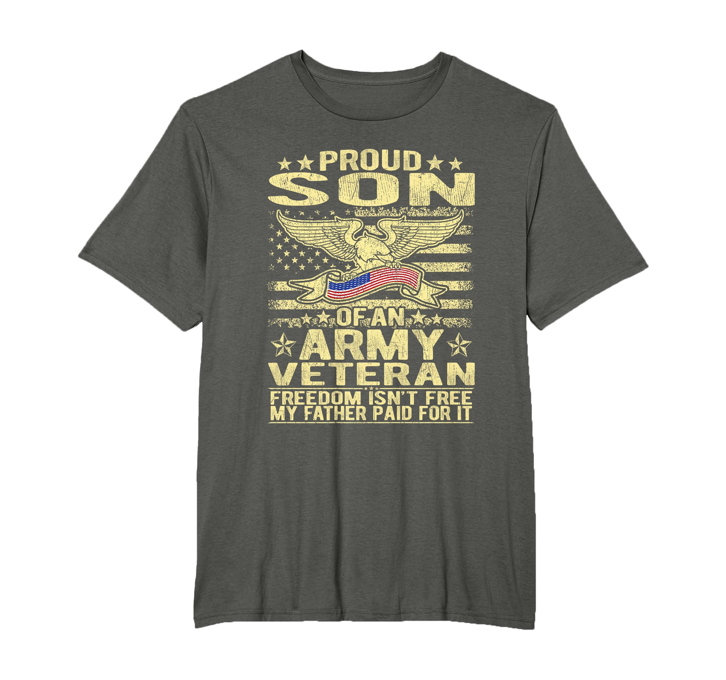 Freedom Isnt Free Proud Son Army T-Shirt - Unique Graphic Men Women - T-Shirt, Sweatshirt, Hoodie