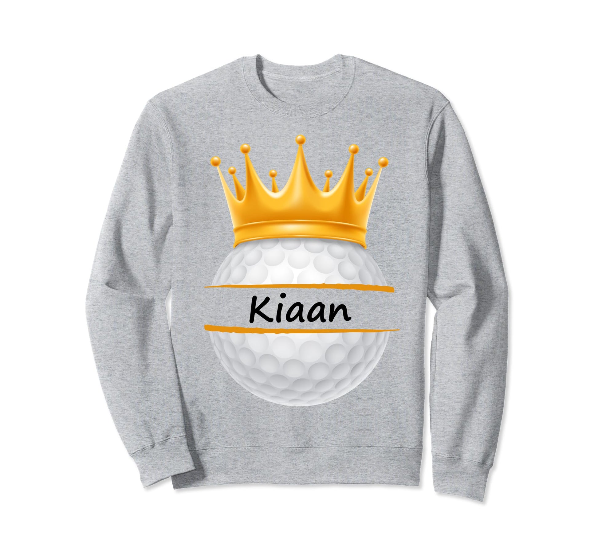 Novelty Golf Personalized Name Kiaan Sweatshirt - Unique Graphic Men Women - T-Shirt, Sweatshirt, Hoodie