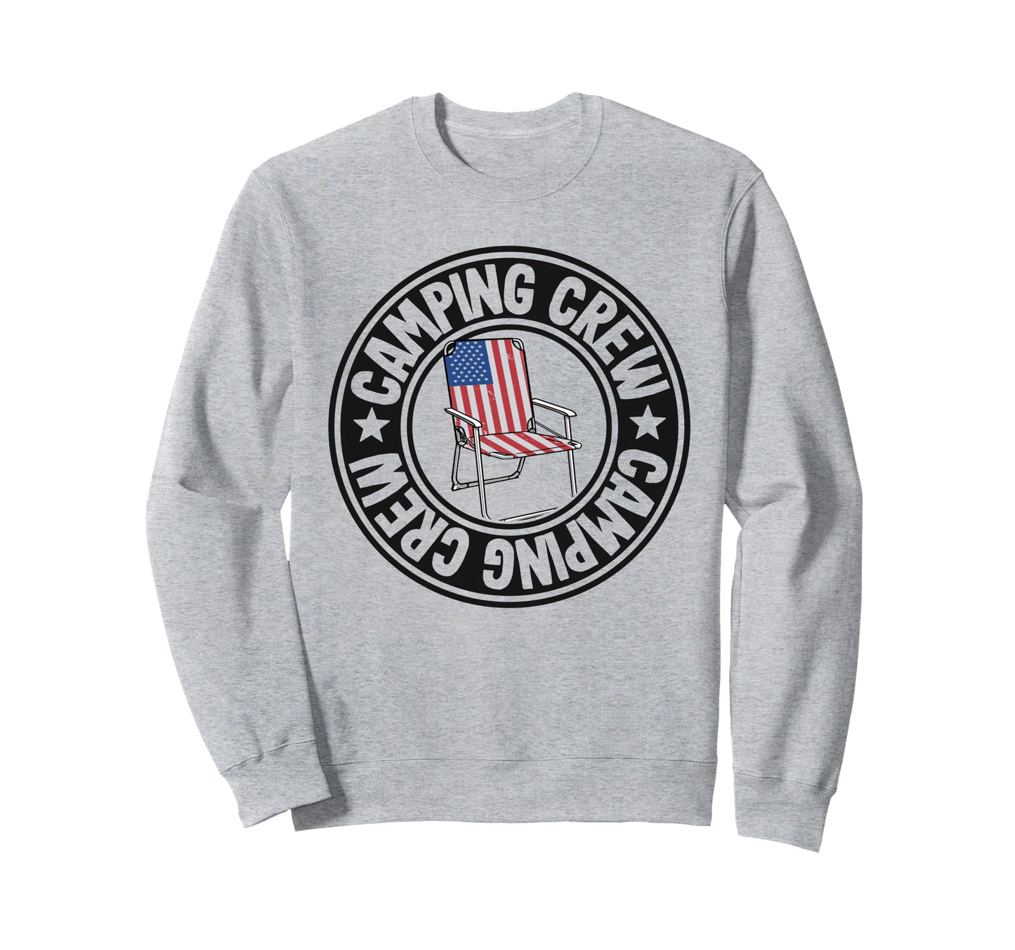 Camping Crew Matching Family Group Sweatshirt - Trendy Graphic for Adults - T-Shirt, Sweatshirt, Hoodie