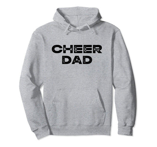 Cheer Cheerleader Dad White T-Shirt - Unique Graphic Men Women - T-Shirt, Sweatshirt, Hoodie