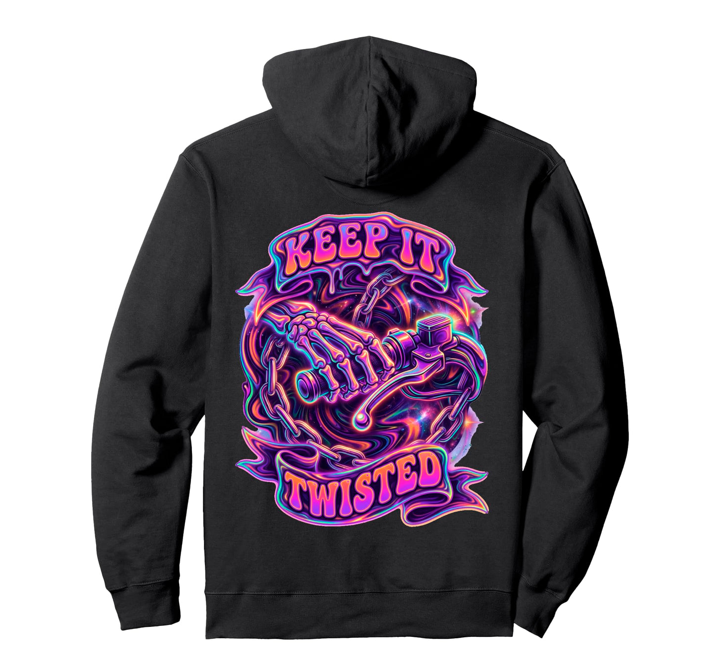 Touring Motorcycle Keep It Twisted Hoodie - Unique Graphic Unisex - T-Shirt, Sweatshirt, Hoodie