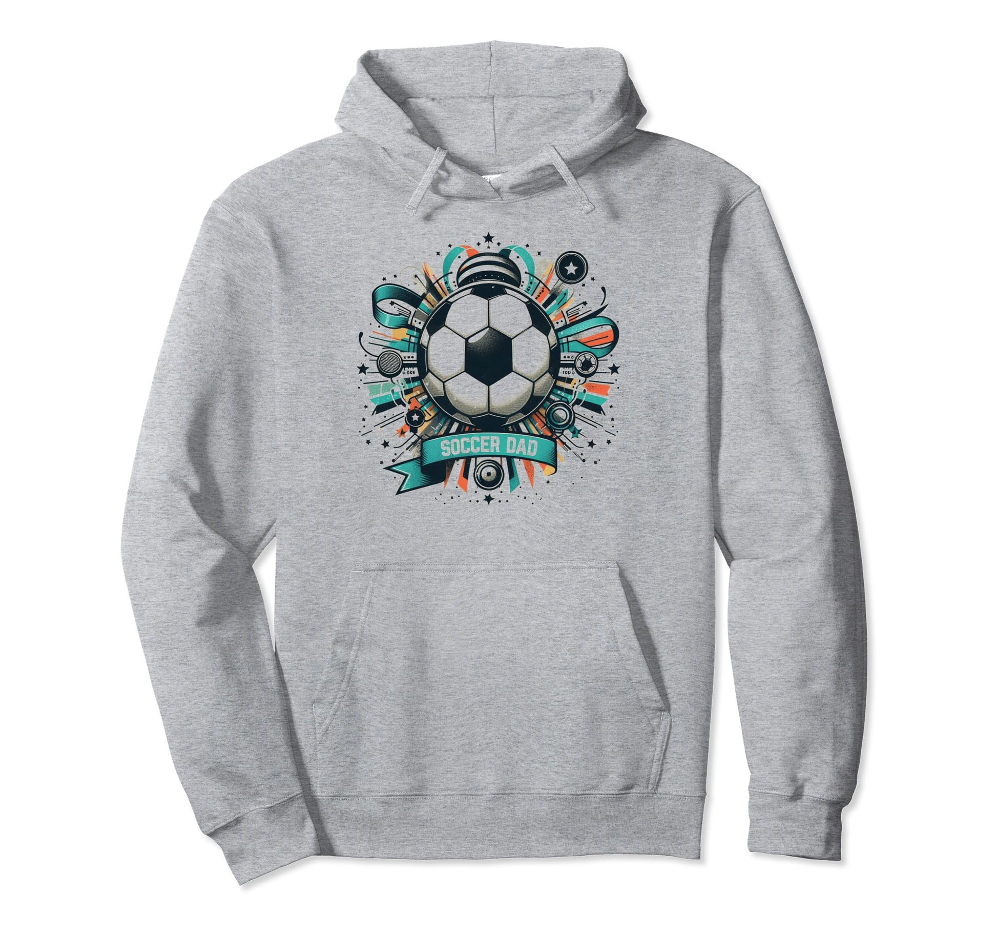 Soccer Dad Family Matching Dad Fathers Hoodie - Unique Graphic Men Women - T-Shirt, Sweatshirt, Hoodie