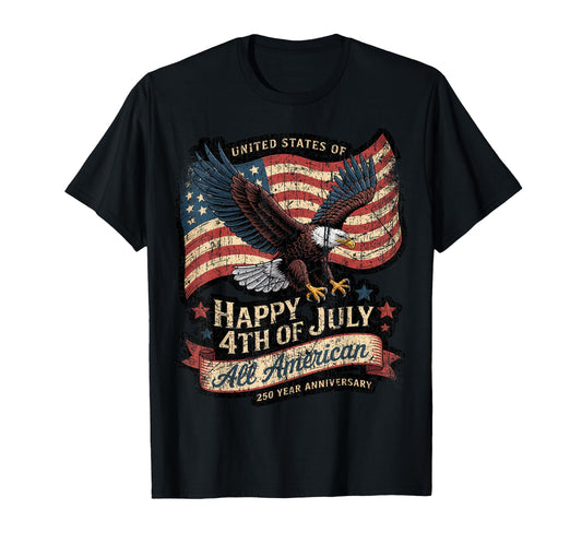 American Flag T-Shirt - Casual Everyday Wear Men Women - T-Shirt, Sweatshirt, Hoodie