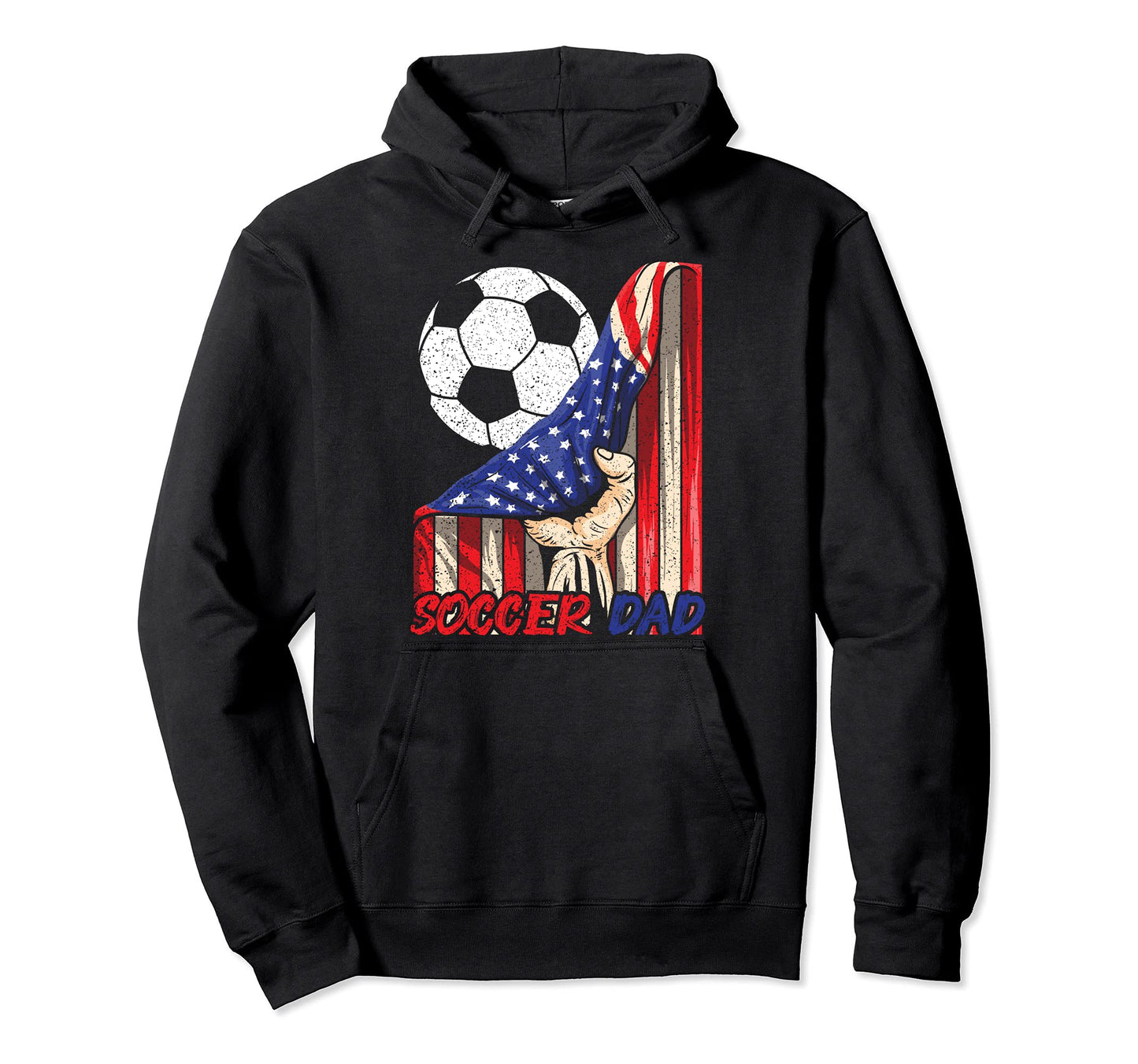 New First Time Dad To Be Soccer Daddy Hoodie - Unique Graphic Men Women - T-Shirt, Sweatshirt, Hoodie