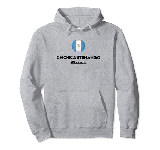 Chichicastenango City Travel Town Hoodie - Fun Novelty Design for Adults - T-Shirt, Sweatshirt, Hoodie