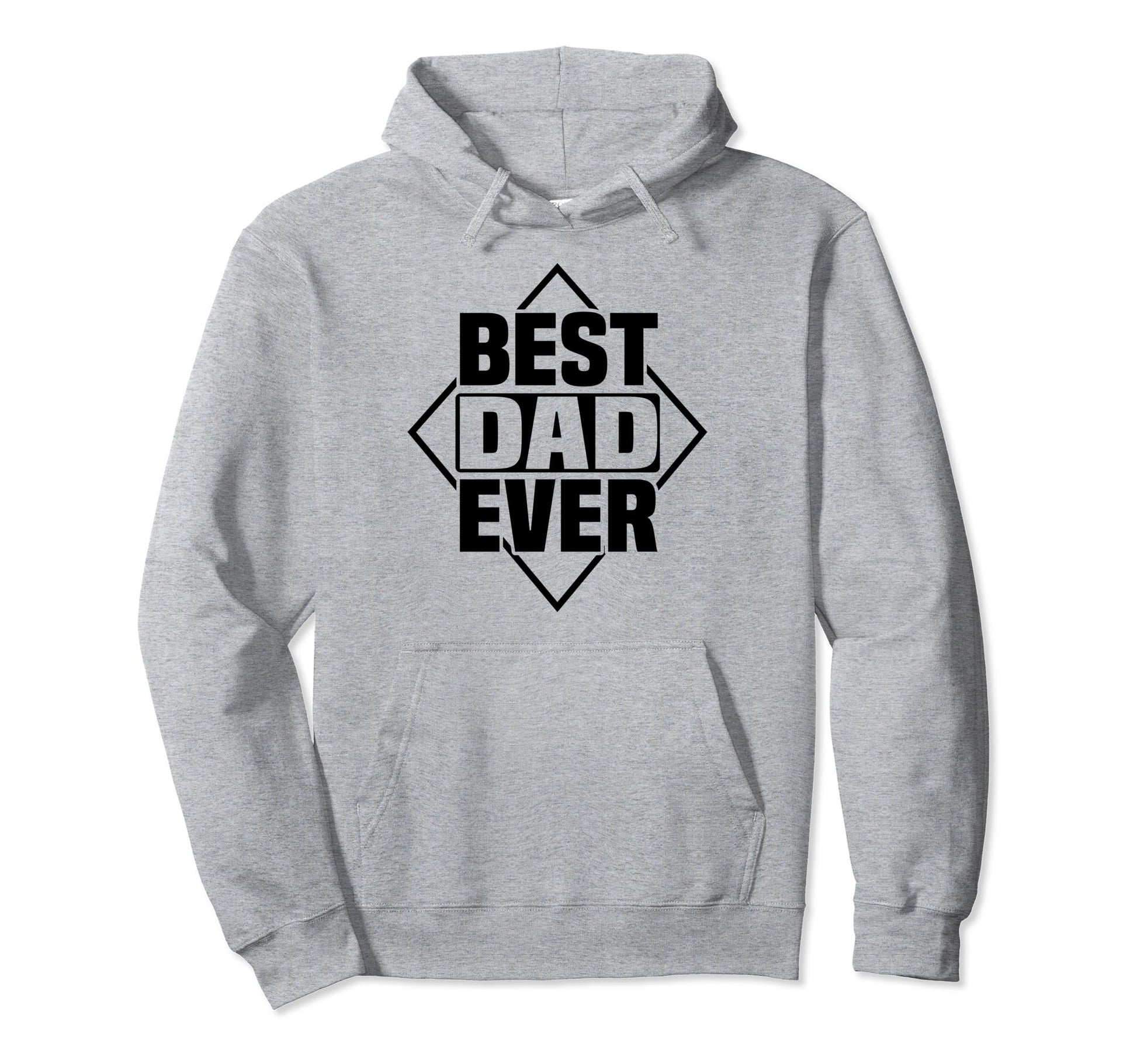 Best Dad Ever Fathers Day Funny Husband Hoodie - Minimalist Print Unisex - T-Shirt, Sweatshirt, Hoodie