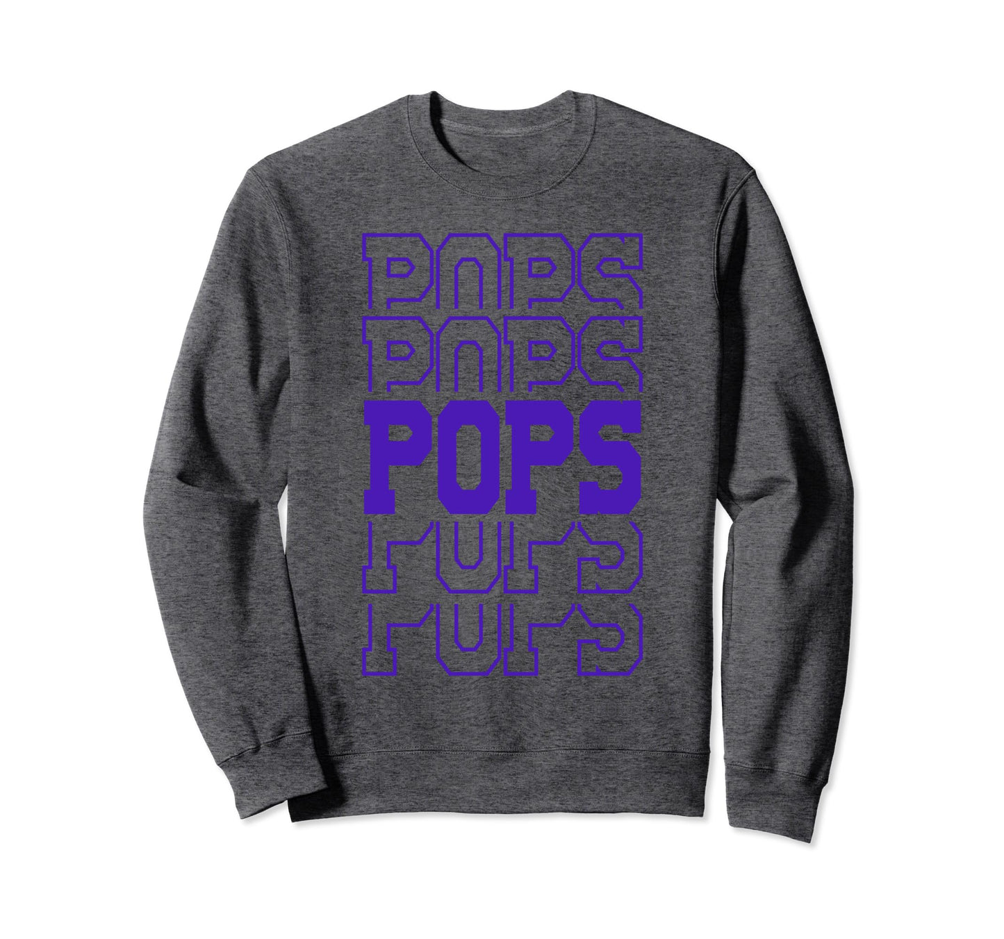 Personalized Pops Birthday Sweatshirt - Minimalist Print for Adults - T-Shirt, Sweatshirt, Hoodie