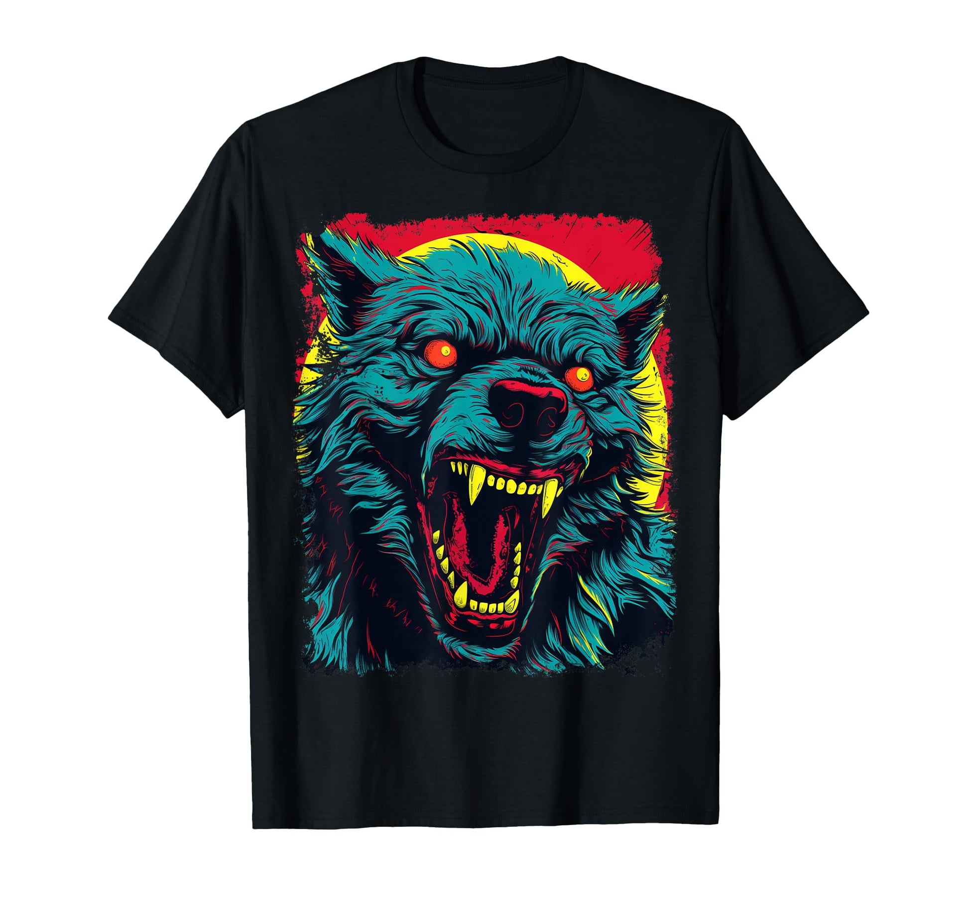 Werewolf Pop Art T-Shirt - Custom Art Print Men Women - T-Shirt, Sweatshirt, Hoodie