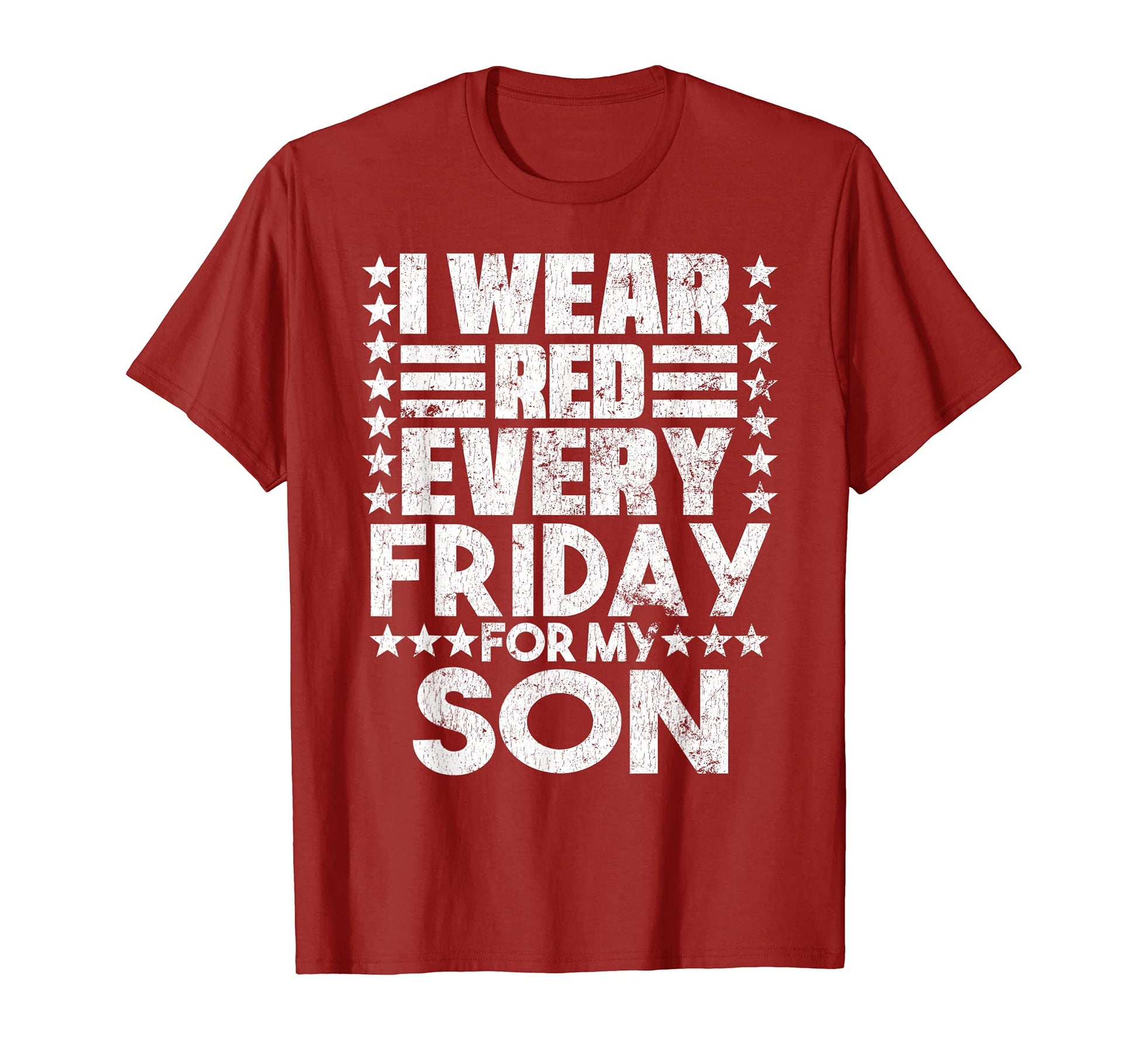 Red Friday Military Parents Mom Dad T-Shirt - Novelty Apparel for Adults - T-Shirt, Sweatshirt, Hoodie