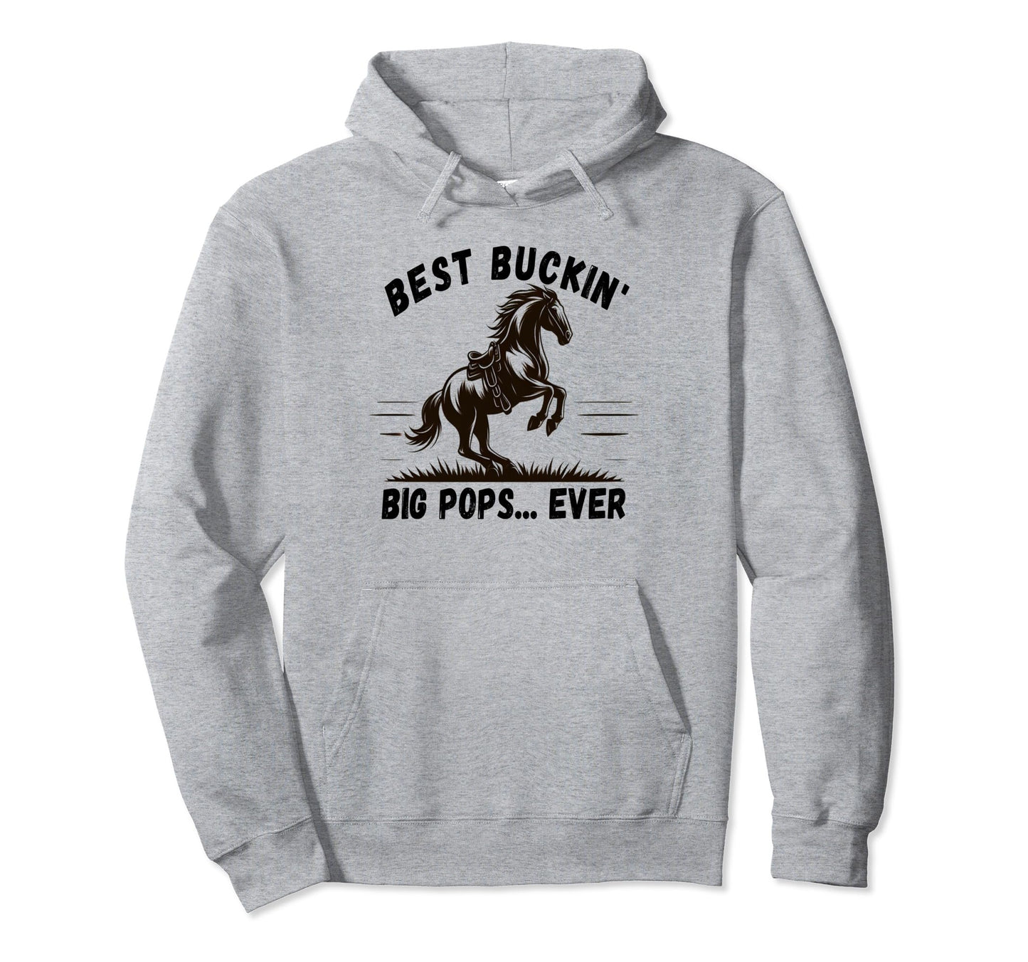 Bronco Horse Riding Rodeo Fathers Day Hoodie - Custom Art Print for Adults - T-Shirt, Sweatshirt, Hoodie