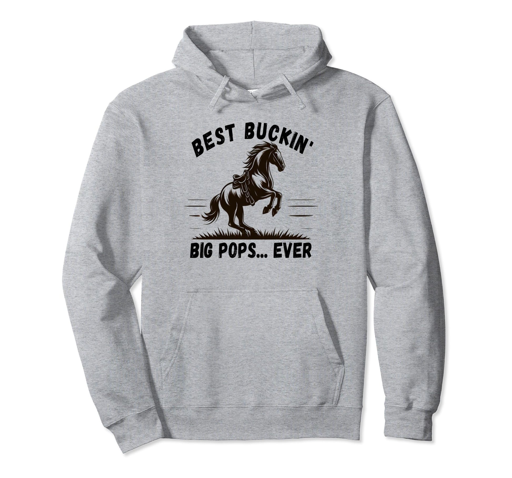 Bronco Horse Riding Rodeo Fathers Day Hoodie - Custom Art Print for Adults - T-Shirt, Sweatshirt, Hoodie