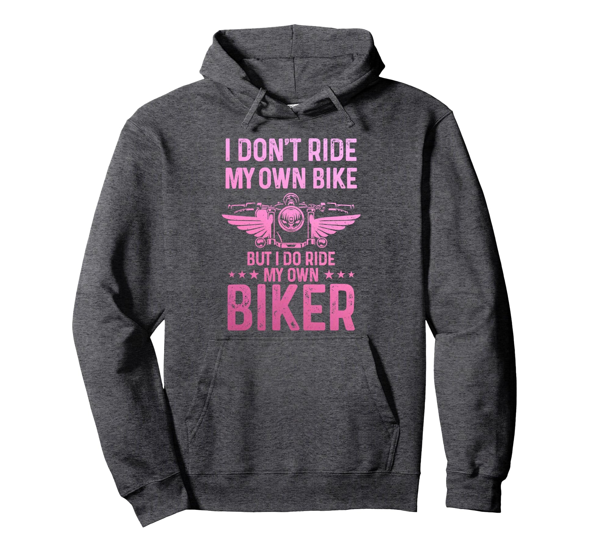 Biker Wife I Ride My Own Biker Funny Hoodie - Minimalist Print for Adults - T-Shirt, Sweatshirt, Hoodie