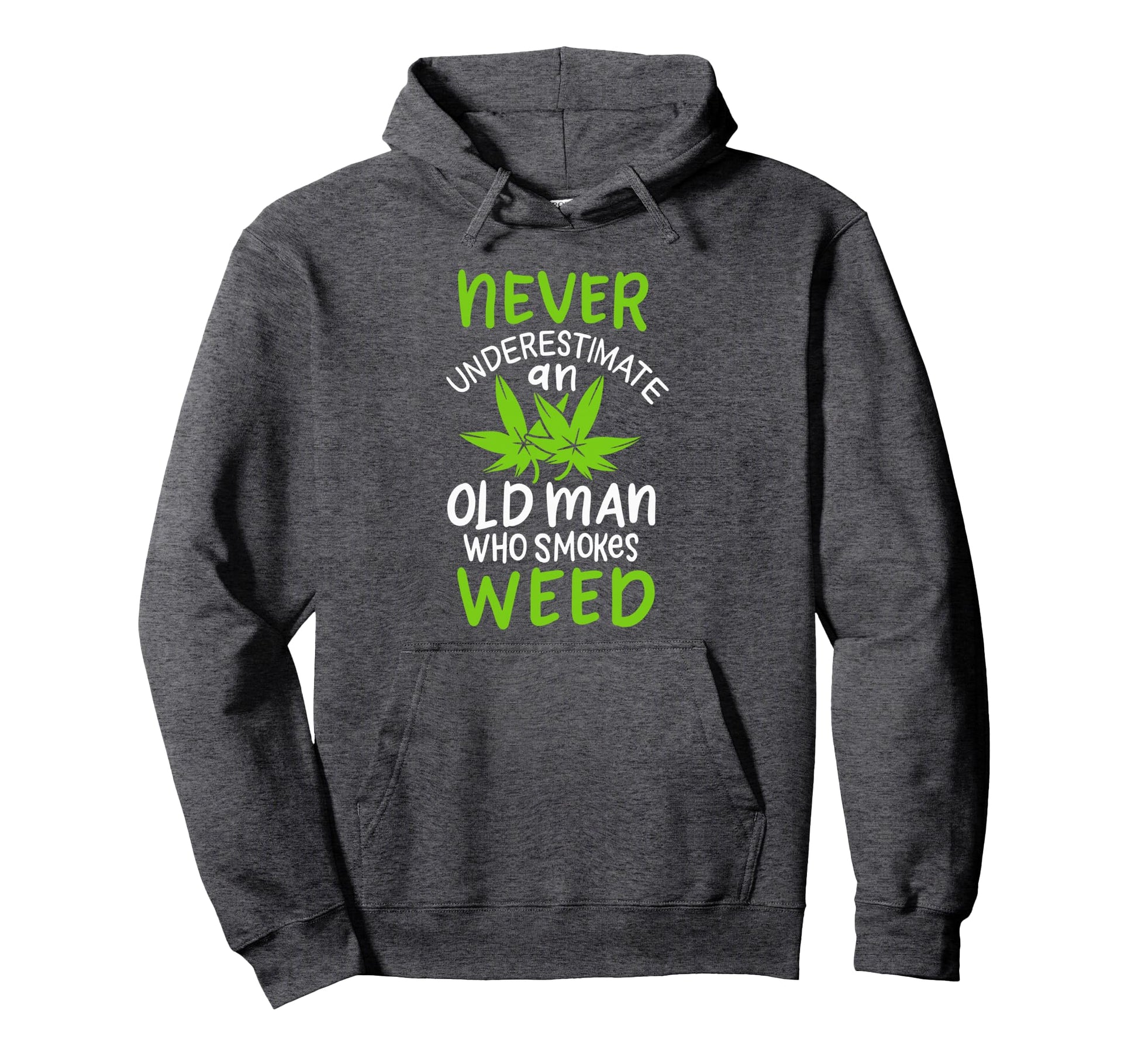 Never Underestimate Old Who Smokes Hoodie - Custom Art Print Men Women - T-Shirt, Sweatshirt, Hoodie
