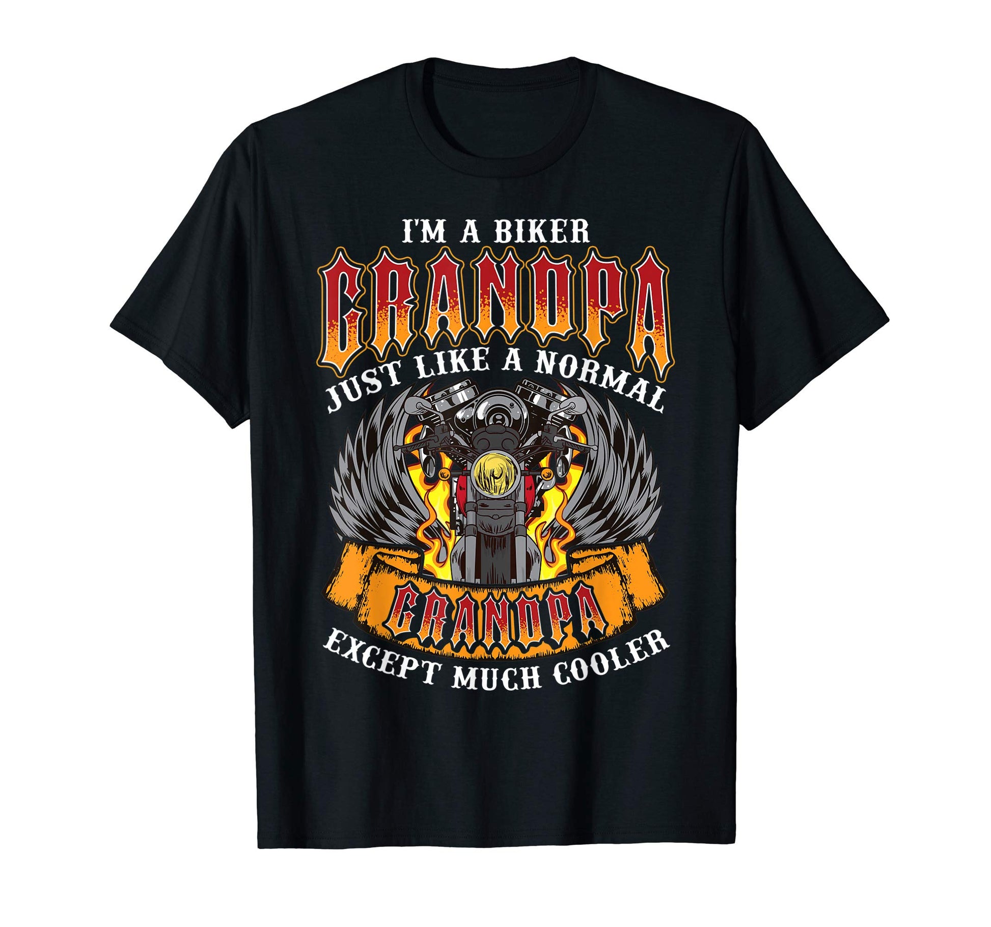 Mens Biker Grandpa Funny Grandpa T-Shirt - Aesthetic Graphic Unisex - T-Shirt, Sweatshirt, Hoodie