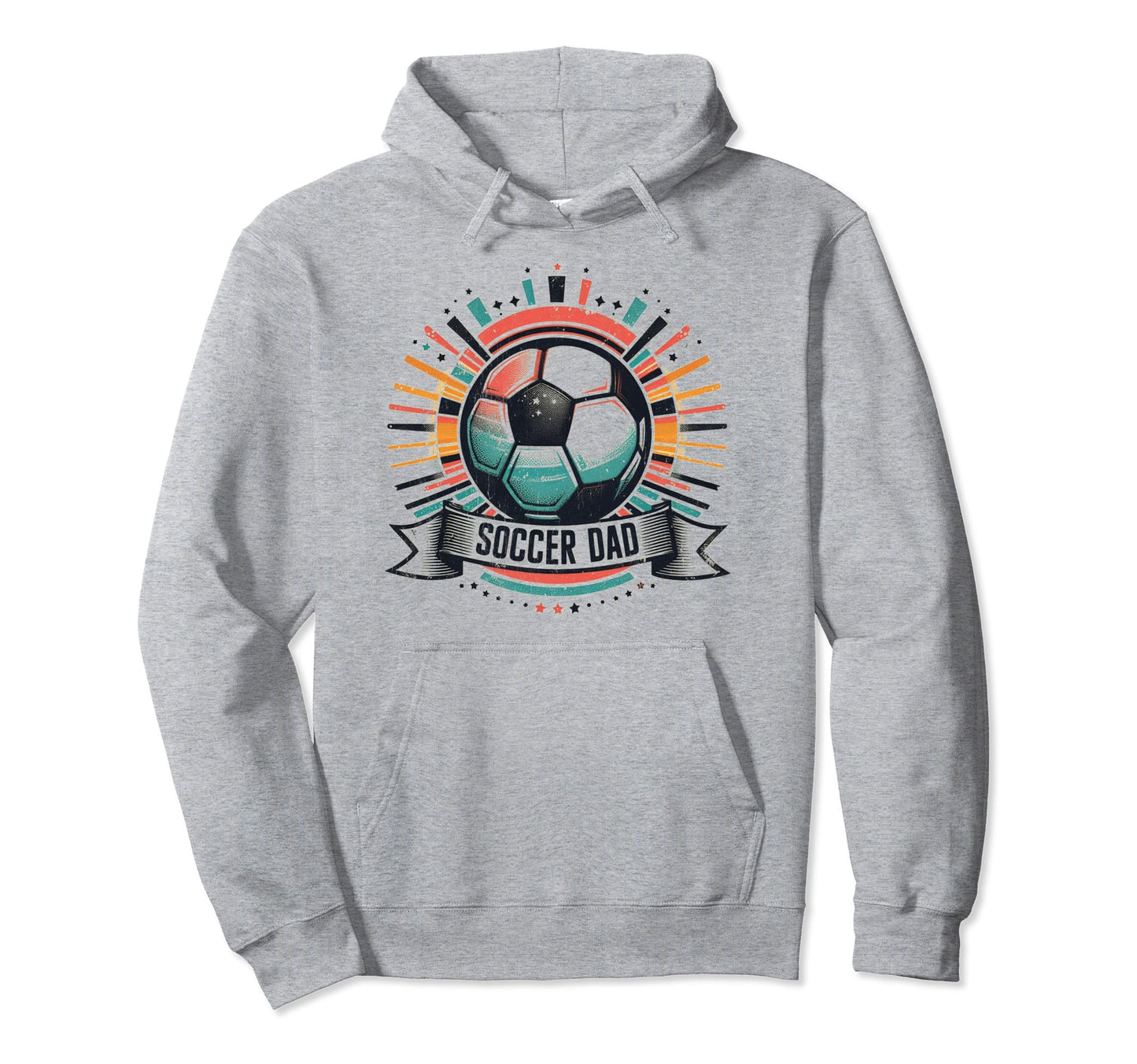 Soccer Dad Family Matching Dad Fathers Day Hoodie - Trendy Graphic Unisex - T-Shirt, Sweatshirt, Hoodie