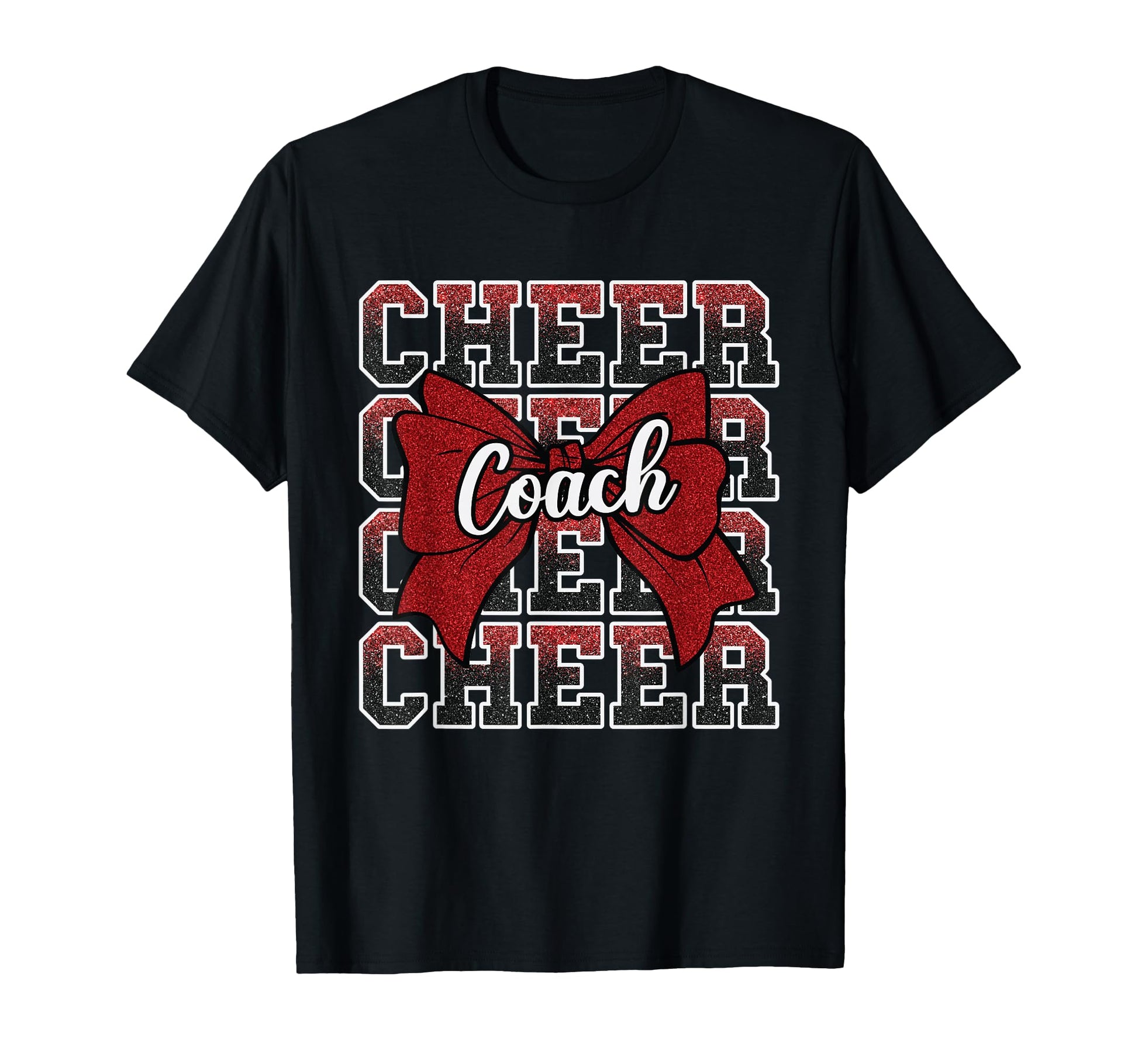 Red Funny Sport Loud Proud Cheer Coach T-Shirt - Minimalist Print Unisex - T-Shirt, Sweatshirt, Hoodie