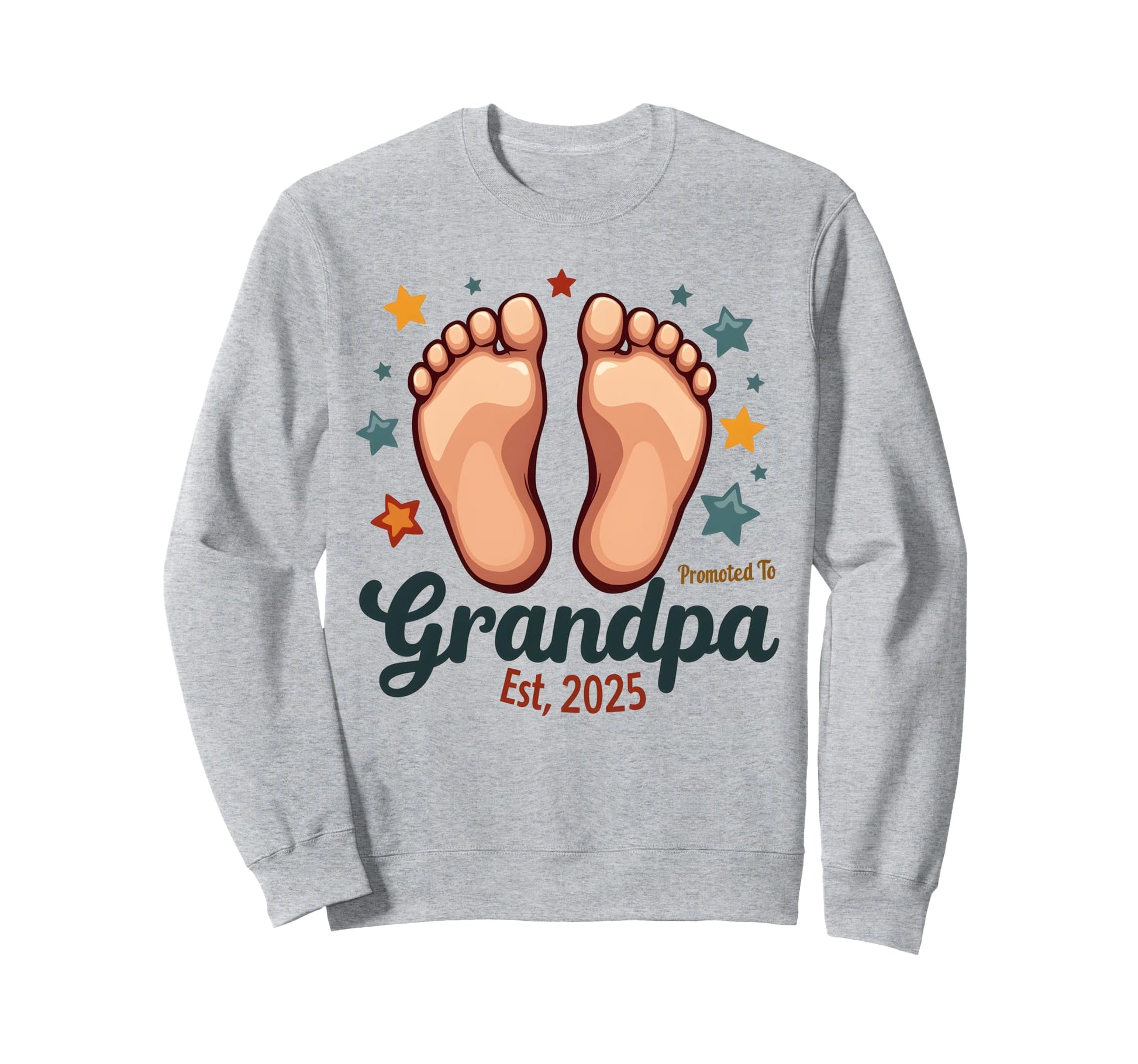 Promoted To Grandpa Again Est 2025 Sweatshirt - Streetwear Style Men Women - T-Shirt, Sweatshirt, Hoodie