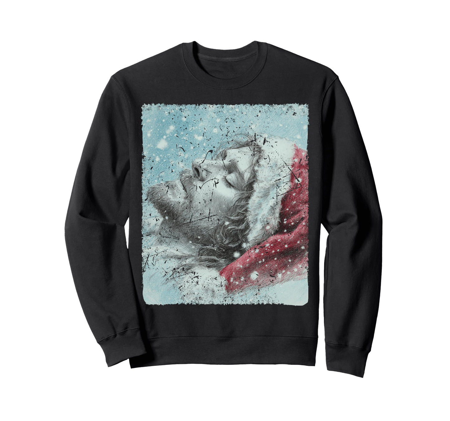 Pop Art Jesus Winter Designer Sweatshirt - Fun Novelty Design Men Women - T-Shirt, Sweatshirt, Hoodie