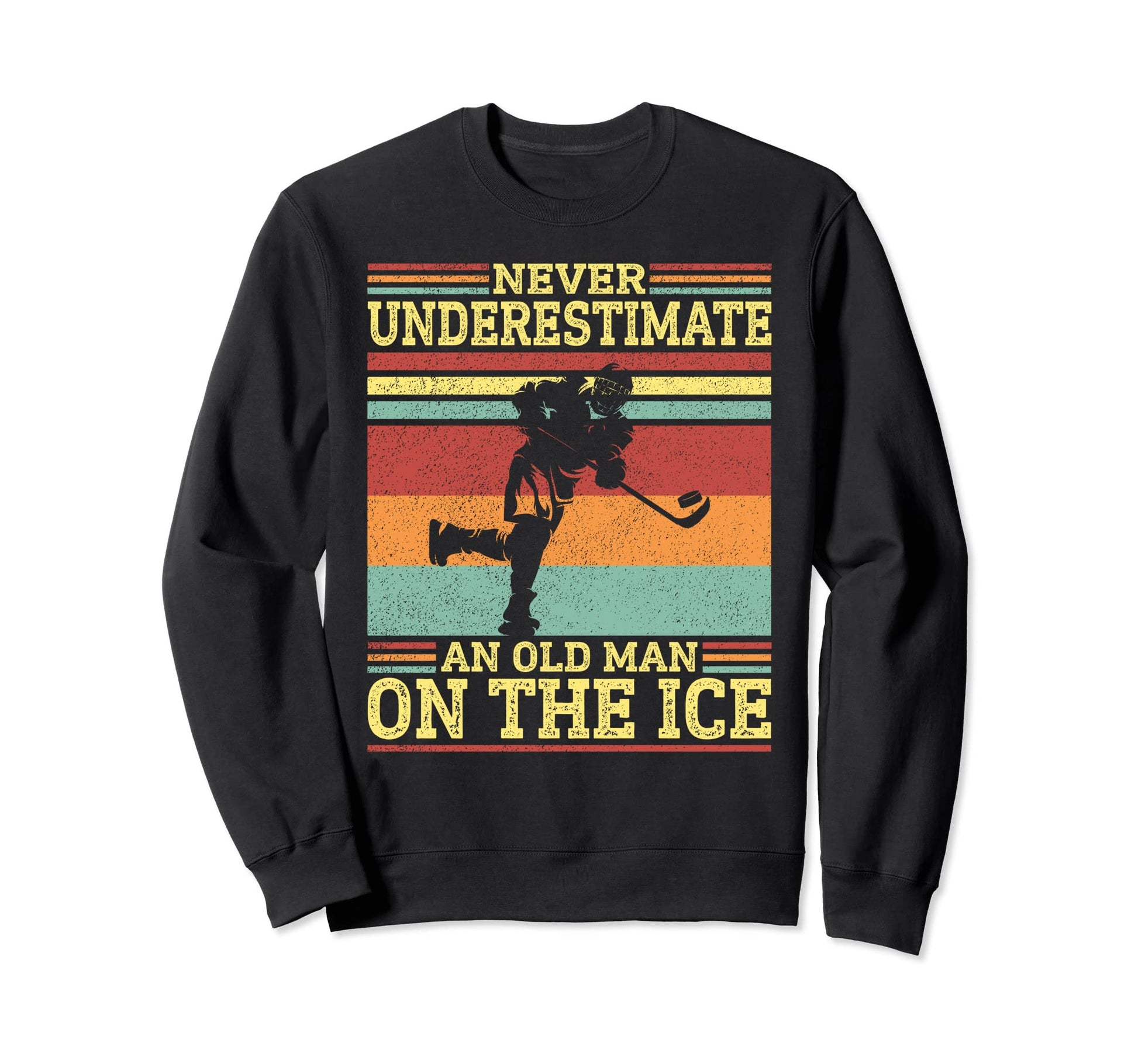 Ice Hockey Funny Hockey Player Coach Sweatshirt - Graphic Print Unisex - T-Shirt, Sweatshirt, Hoodie
