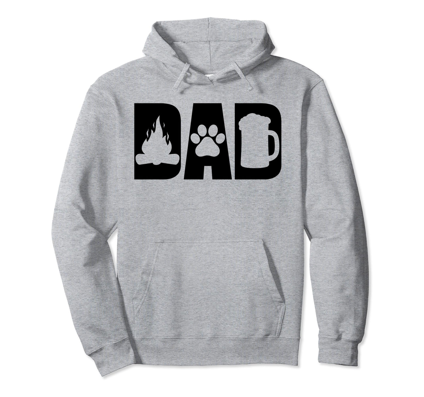Best Camping Beer Lovin Dog Dad Camper Hoodie - Custom Art Print Unisex - T-Shirt, Sweatshirt, Hoodie