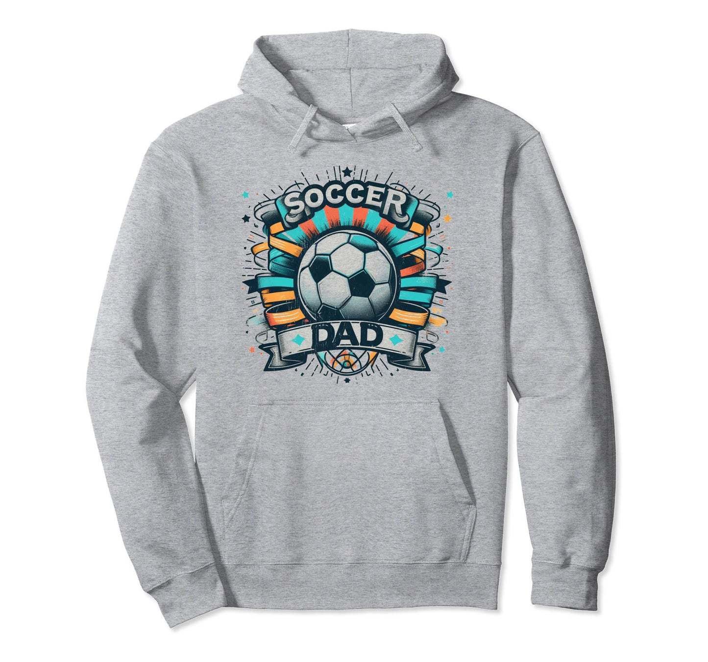 Soccer Dad Family Matching Dad Hoodie - Casual Everyday Wear Unisex - T-Shirt, Sweatshirt, Hoodie
