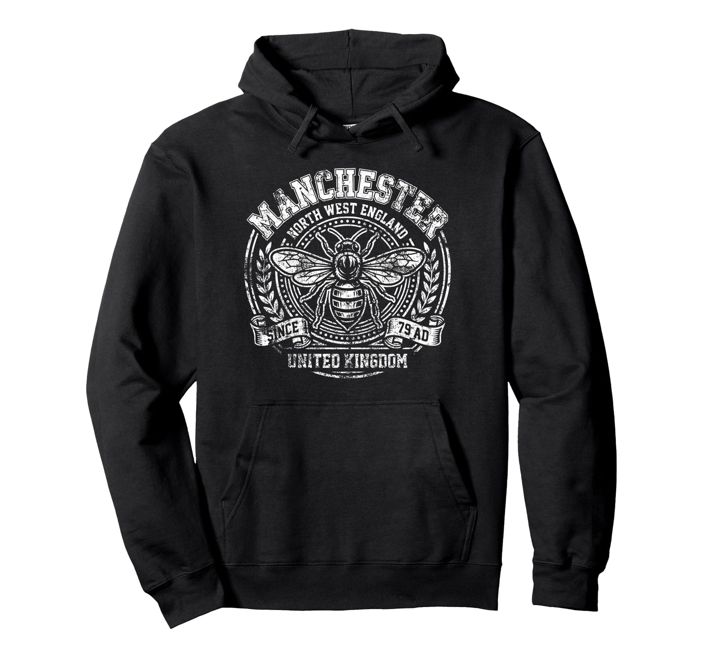 Manchester Nw England Uk Since 79 Ad Hoodie - Aesthetic Graphic Men Women - T-Shirt, Sweatshirt, Hoodie