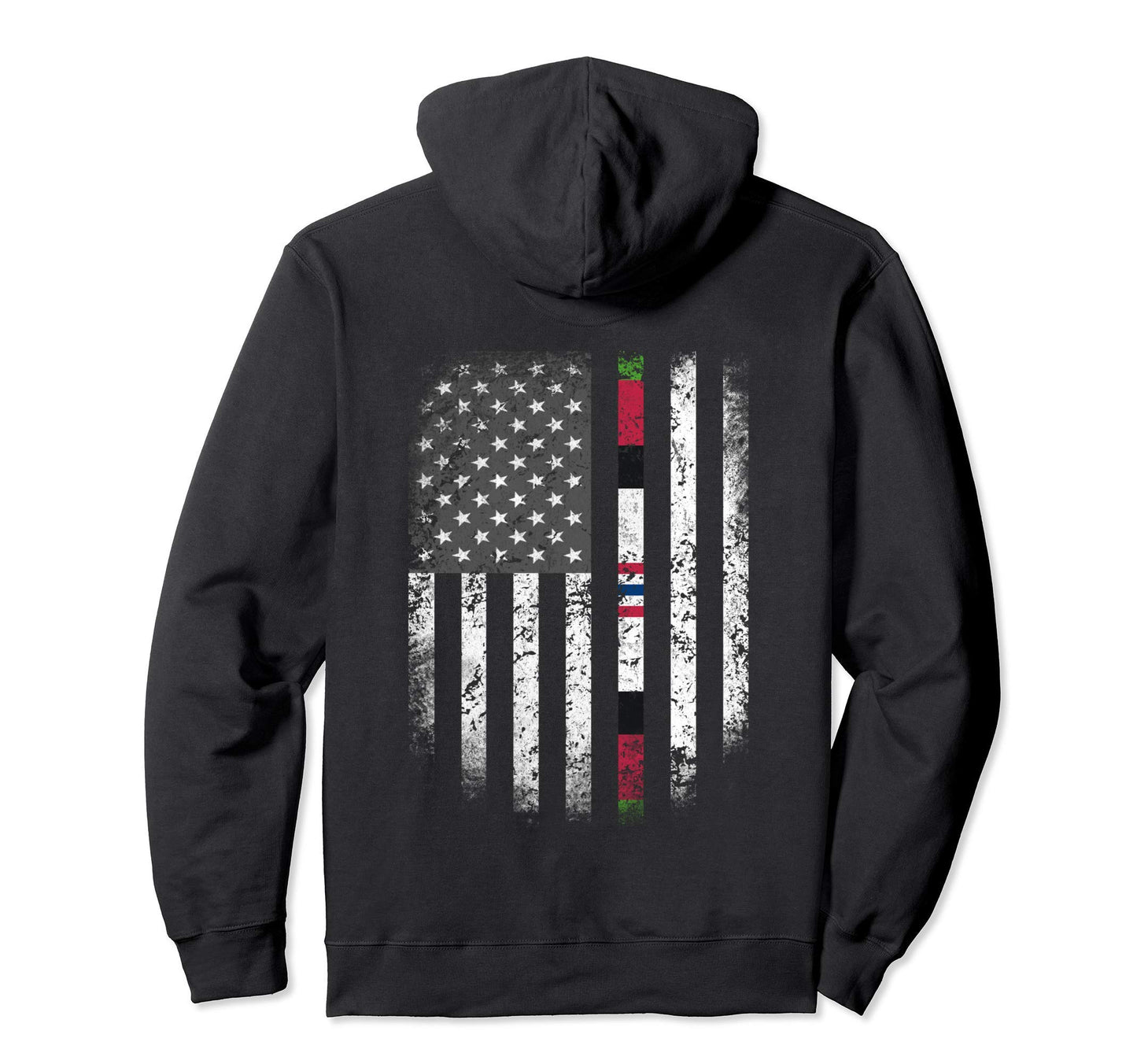 Proud Afghanistan Veteran Us Flag Hoodie - Casual Everyday Wear for Adults - T-Shirt, Sweatshirt, Hoodie