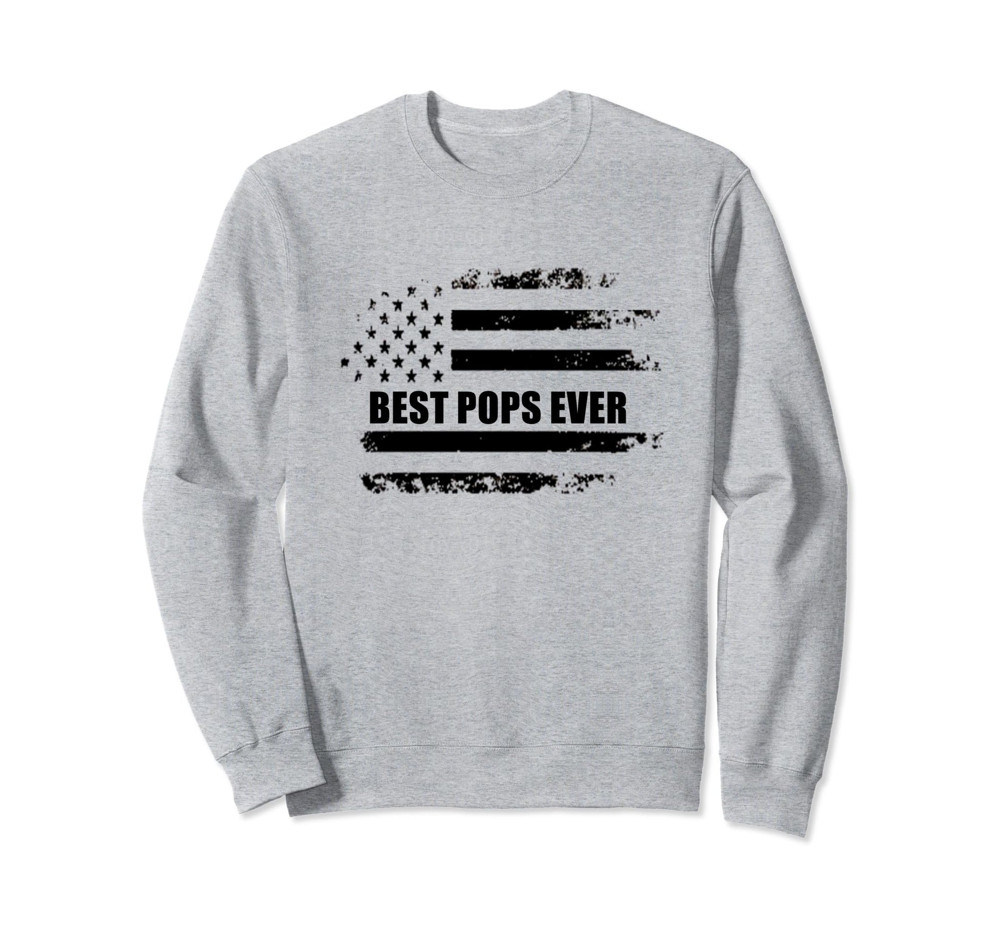 Patritoic American Flag Mens Fathers Sweatshirt - Graphic Print Men Women - T-Shirt, Sweatshirt, Hoodie