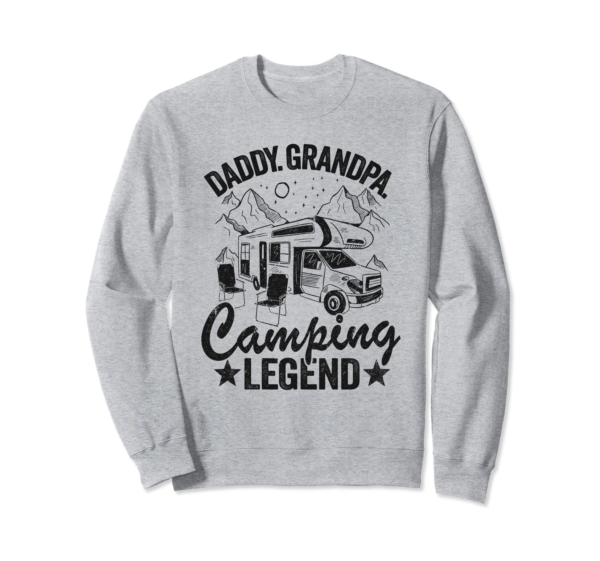 Daddy Grandpa Camping Legend Rv Sweatshirt - Streetwear Style Men Women - T-Shirt, Sweatshirt, Hoodie