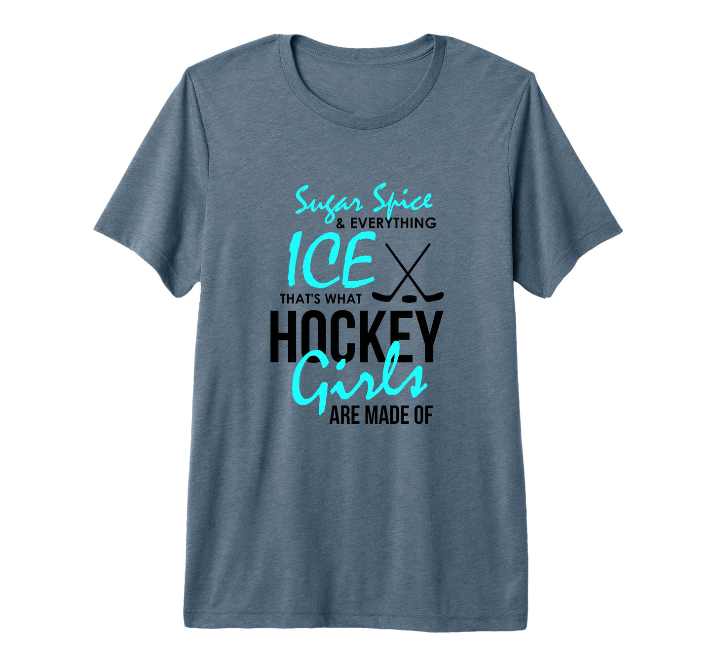 Hockey Player Sugar And Spice Ice T-Shirt - Novelty Apparel Men Women - T-Shirt, Sweatshirt, Hoodie