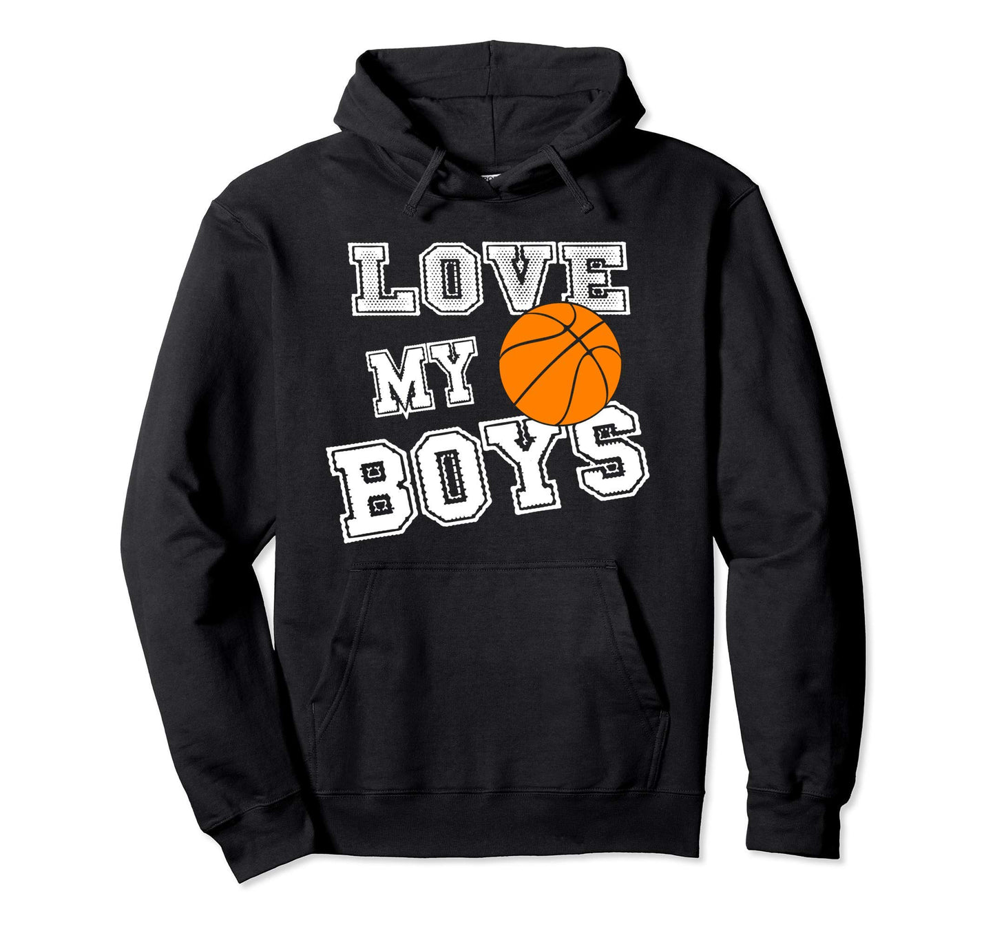 I Love My Mom Dad Basketball Parent Hoodie - Unique Graphic Men Women - T-Shirt, Sweatshirt, Hoodie