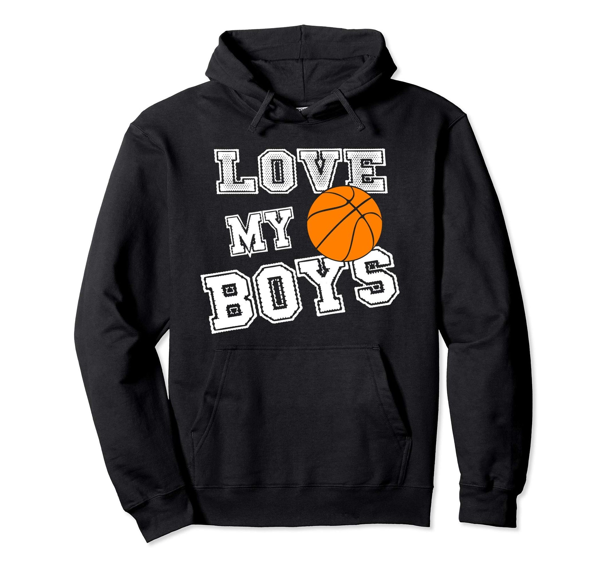 I Love My Mom Dad Basketball Parent Hoodie - Unique Graphic Men Women - T-Shirt, Sweatshirt, Hoodie