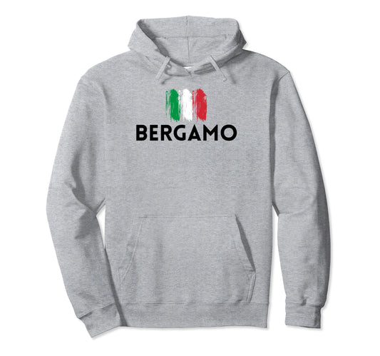Bergamo City Italy Vacations Hoodie - Aesthetic Graphic for Adults - T-Shirt, Sweatshirt, Hoodie