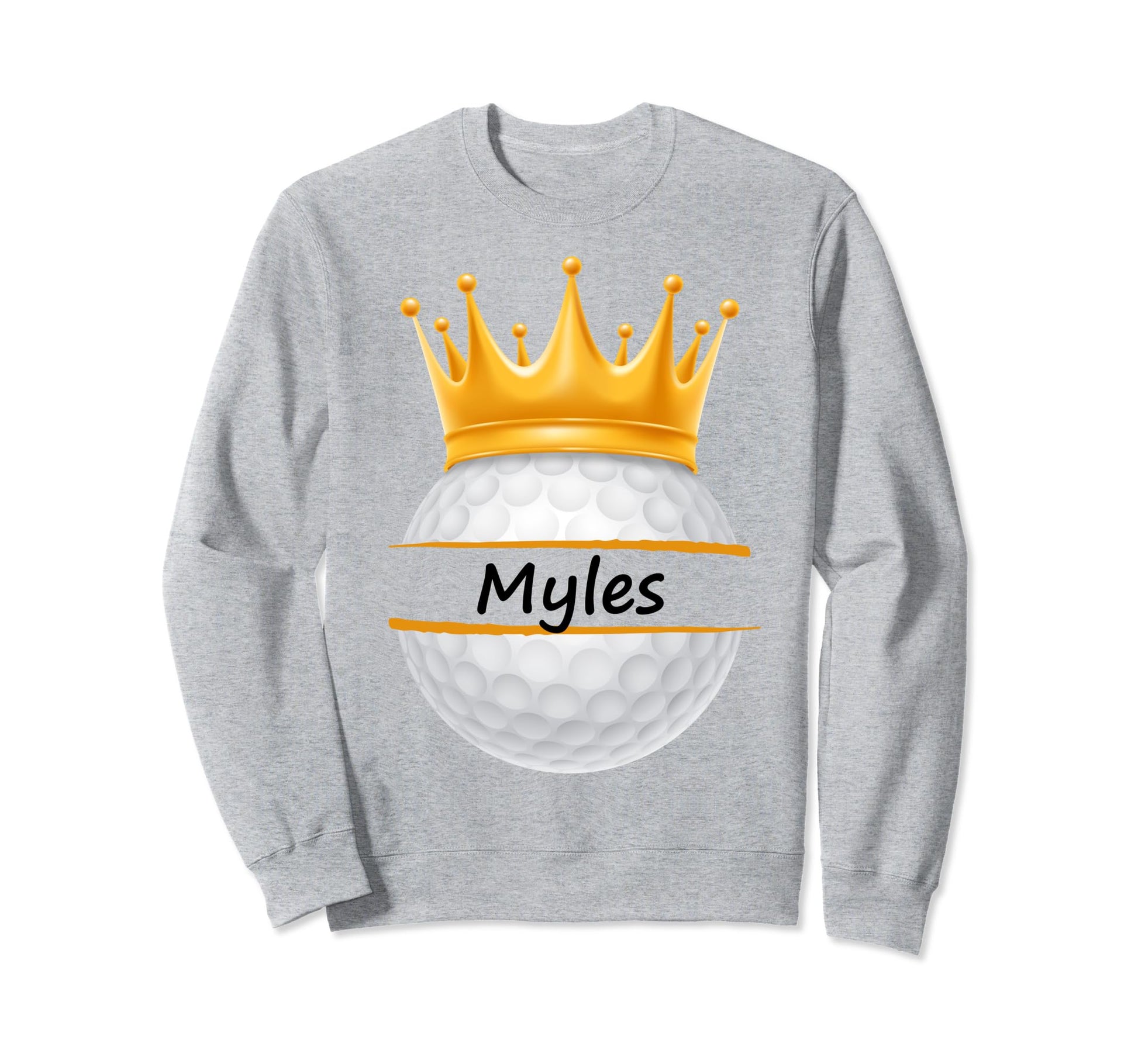 Novelty Golf Personalized Name Myles Sweatshirt - Novelty Apparel Unisex - T-Shirt, Sweatshirt, Hoodie