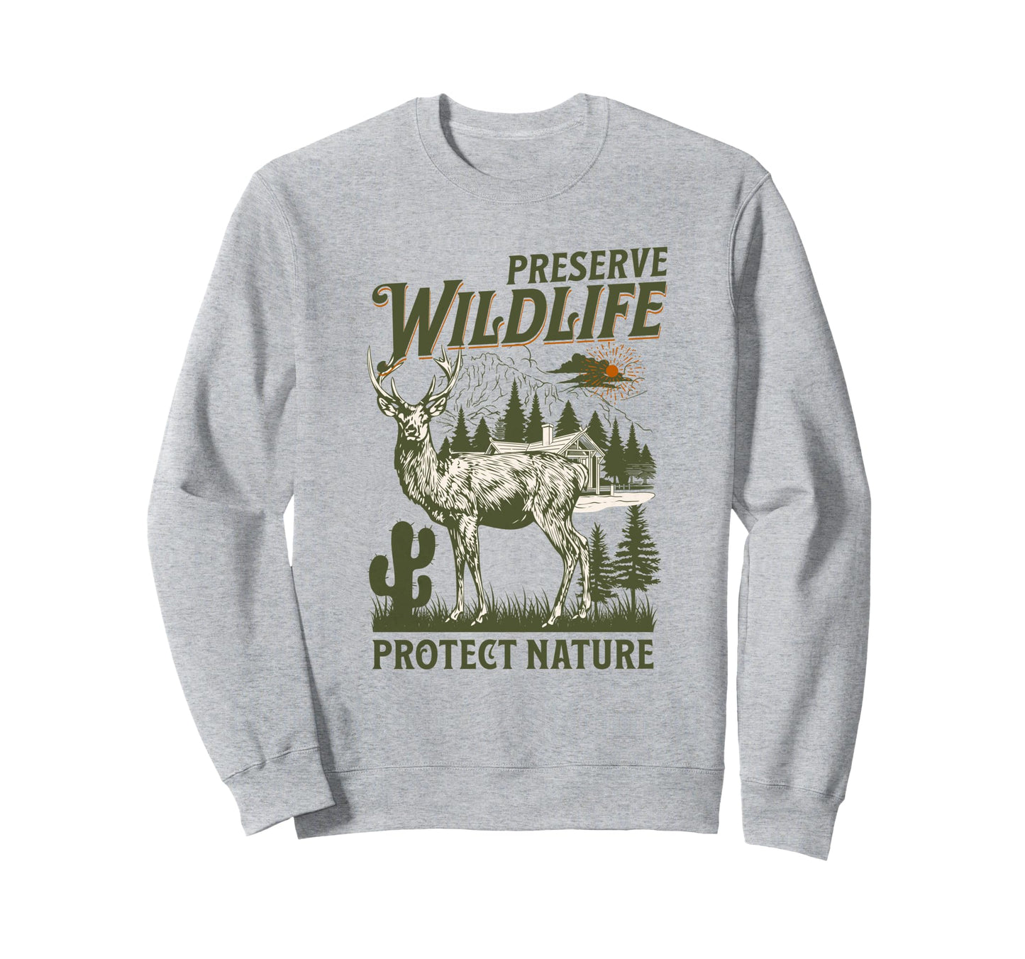 Respect Locals Preserve Wildlife Sweatshirt - Aesthetic Graphic Unisex - T-Shirt, Sweatshirt, Hoodie