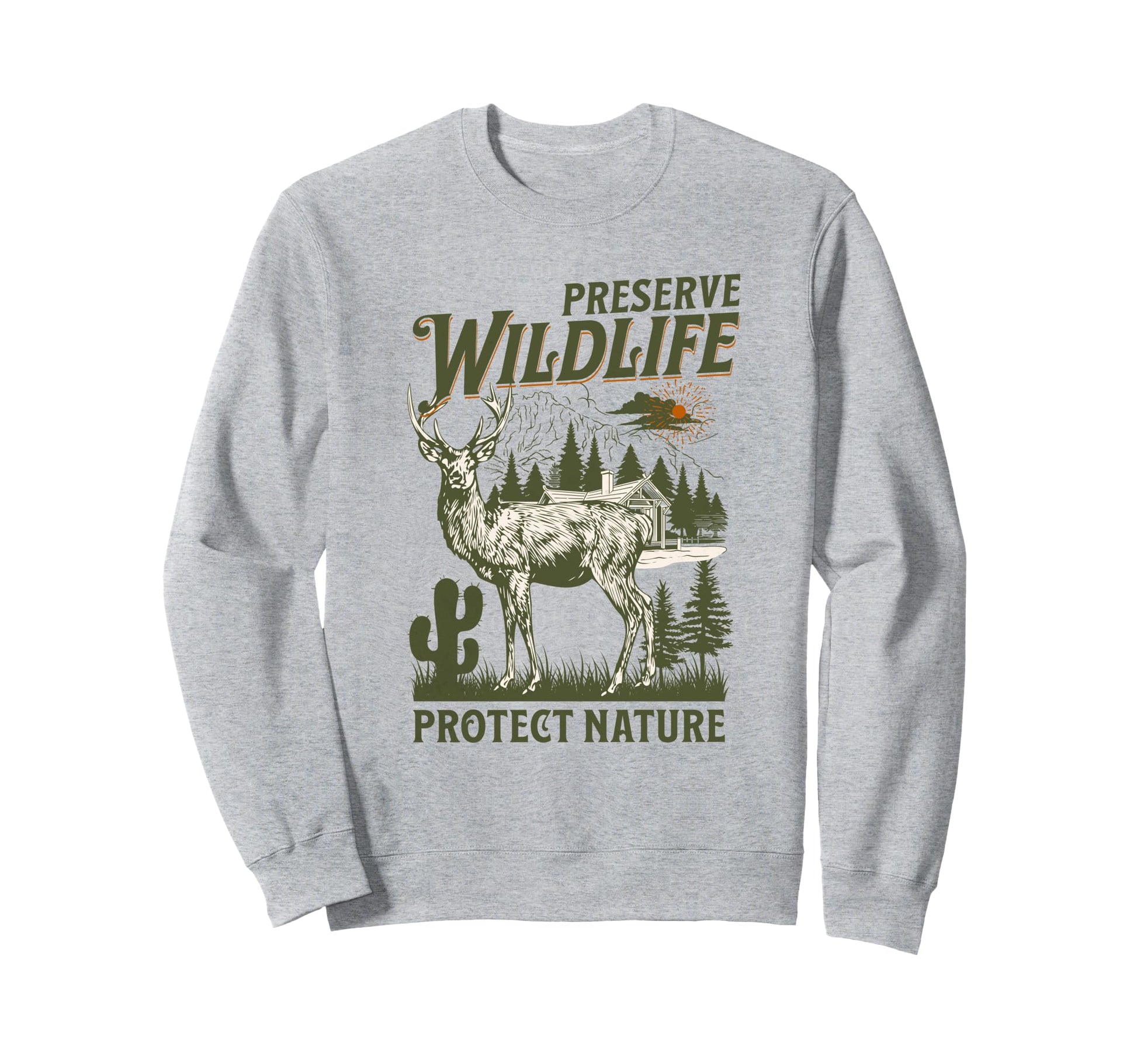 Respect Locals Preserve Wildlife Sweatshirt - Aesthetic Graphic Unisex - T-Shirt, Sweatshirt, Hoodie