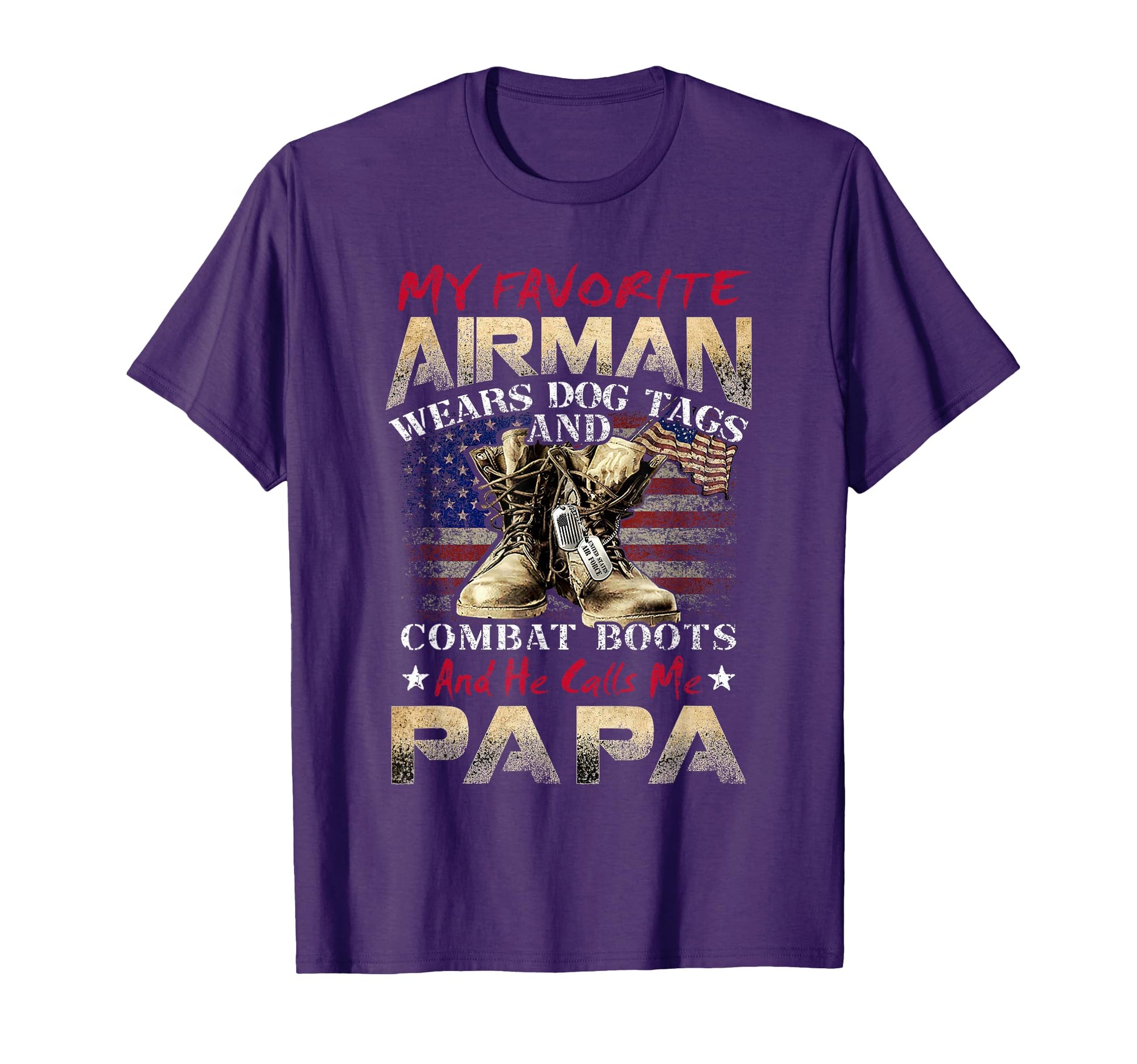 My Favorite Airman Calls Me Papa T-Shirt - Trendy Graphic Men Women - T-Shirt, Sweatshirt, Hoodie