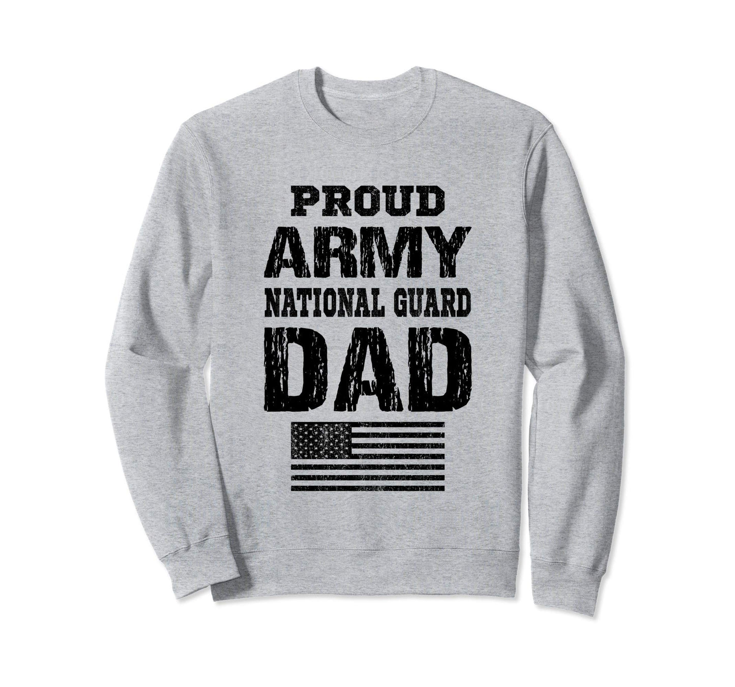 Proud Army National Guard Dad U S Sweatshirt - Minimalist Print Men Women - T-Shirt, Sweatshirt, Hoodie