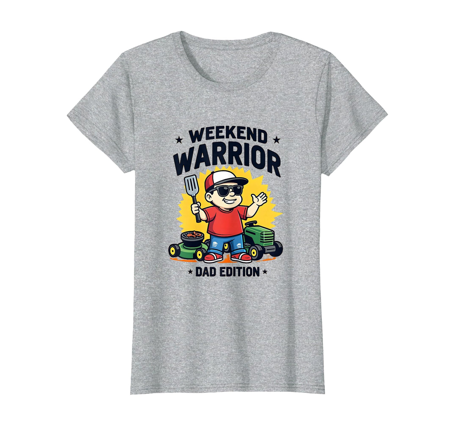 Weekend Warrior Dad Rad Dad T-Shirt - Minimalist Print Unisex - T-Shirt, Sweatshirt, Hoodie