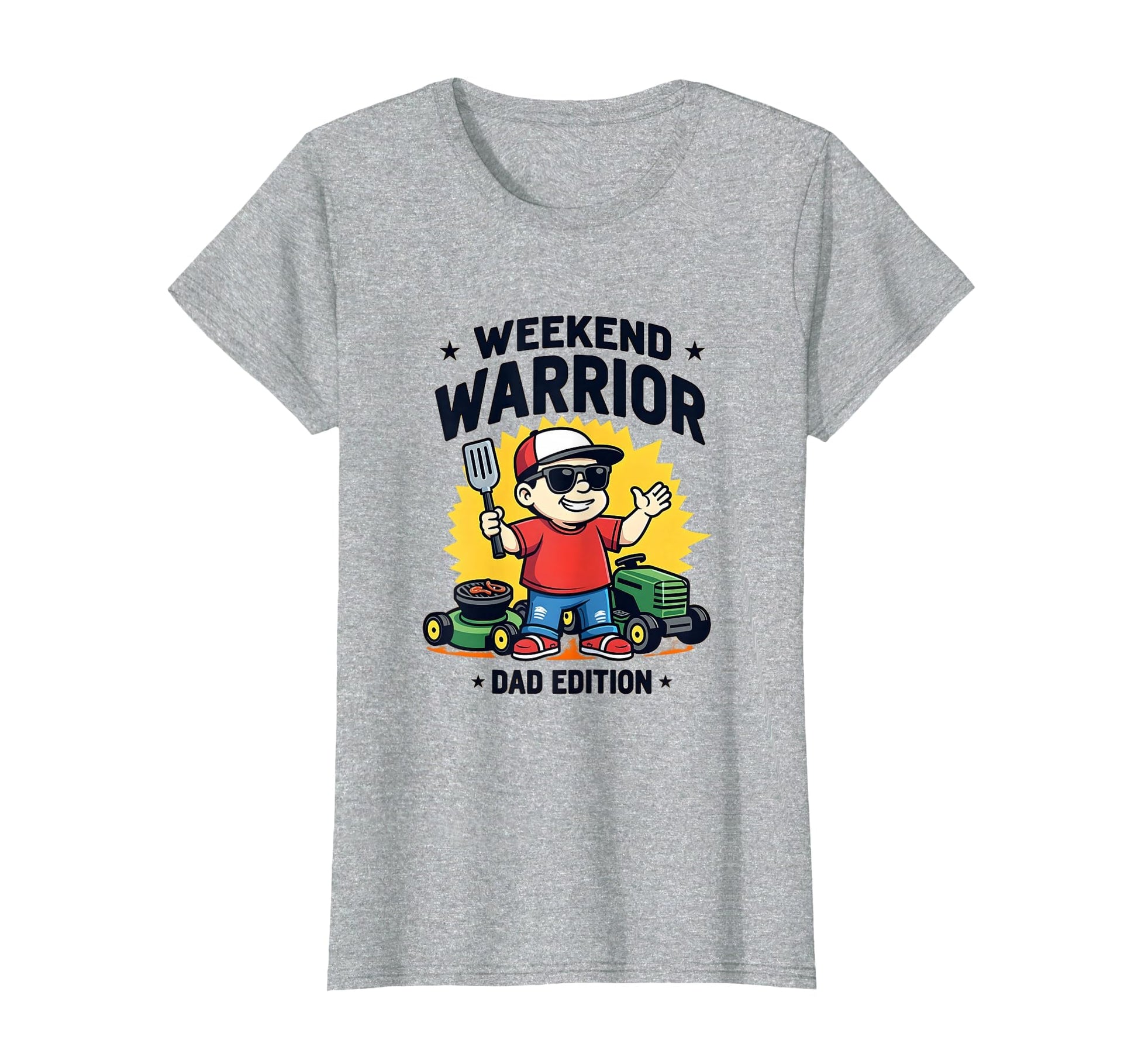 Weekend Warrior Dad Rad Dad T-Shirt - Minimalist Print Unisex - T-Shirt, Sweatshirt, Hoodie