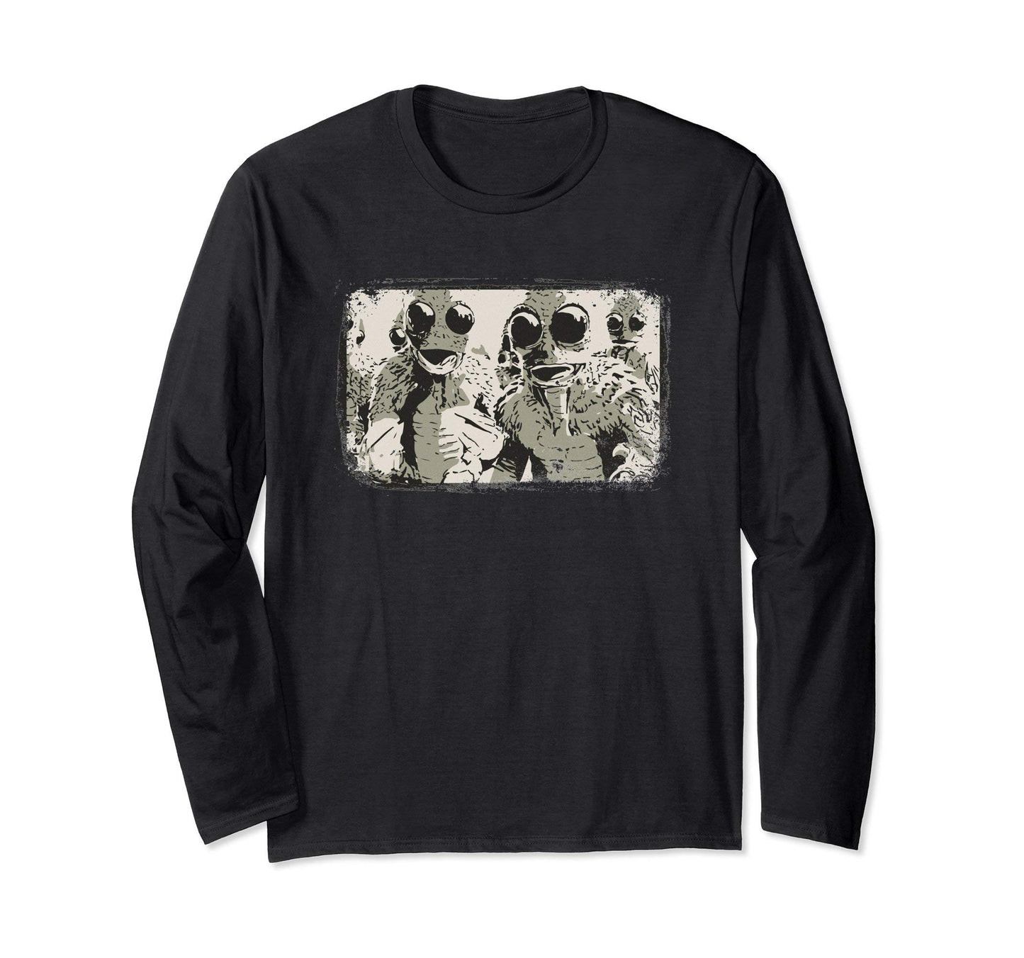 Sleestak Land Lost Distressed T-Shirt - Minimalist Print for Adults - T-Shirt, Sweatshirt, Hoodie