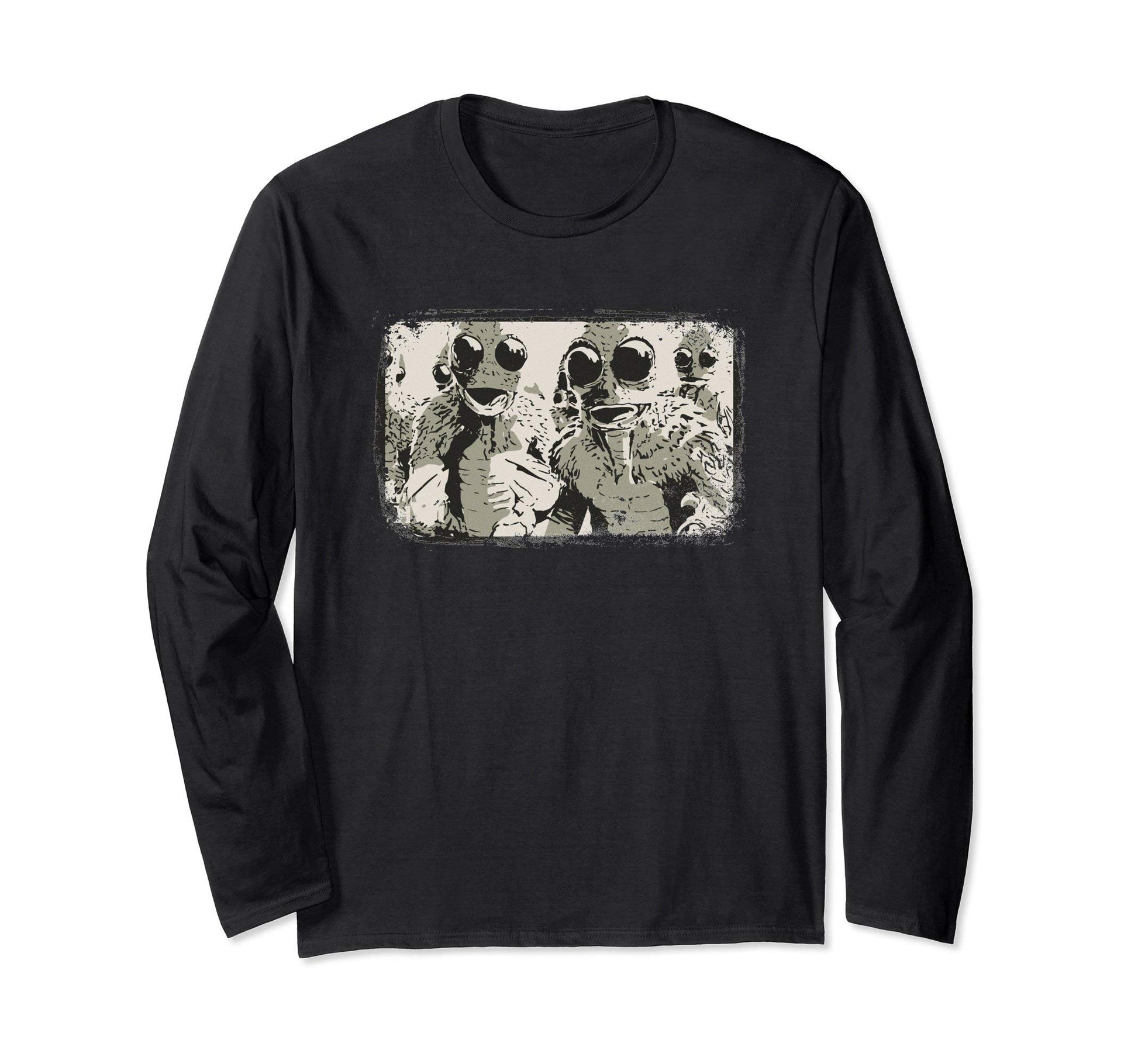 Sleestak Land Lost Distressed T-Shirt - Minimalist Print for Adults - T-Shirt, Sweatshirt, Hoodie