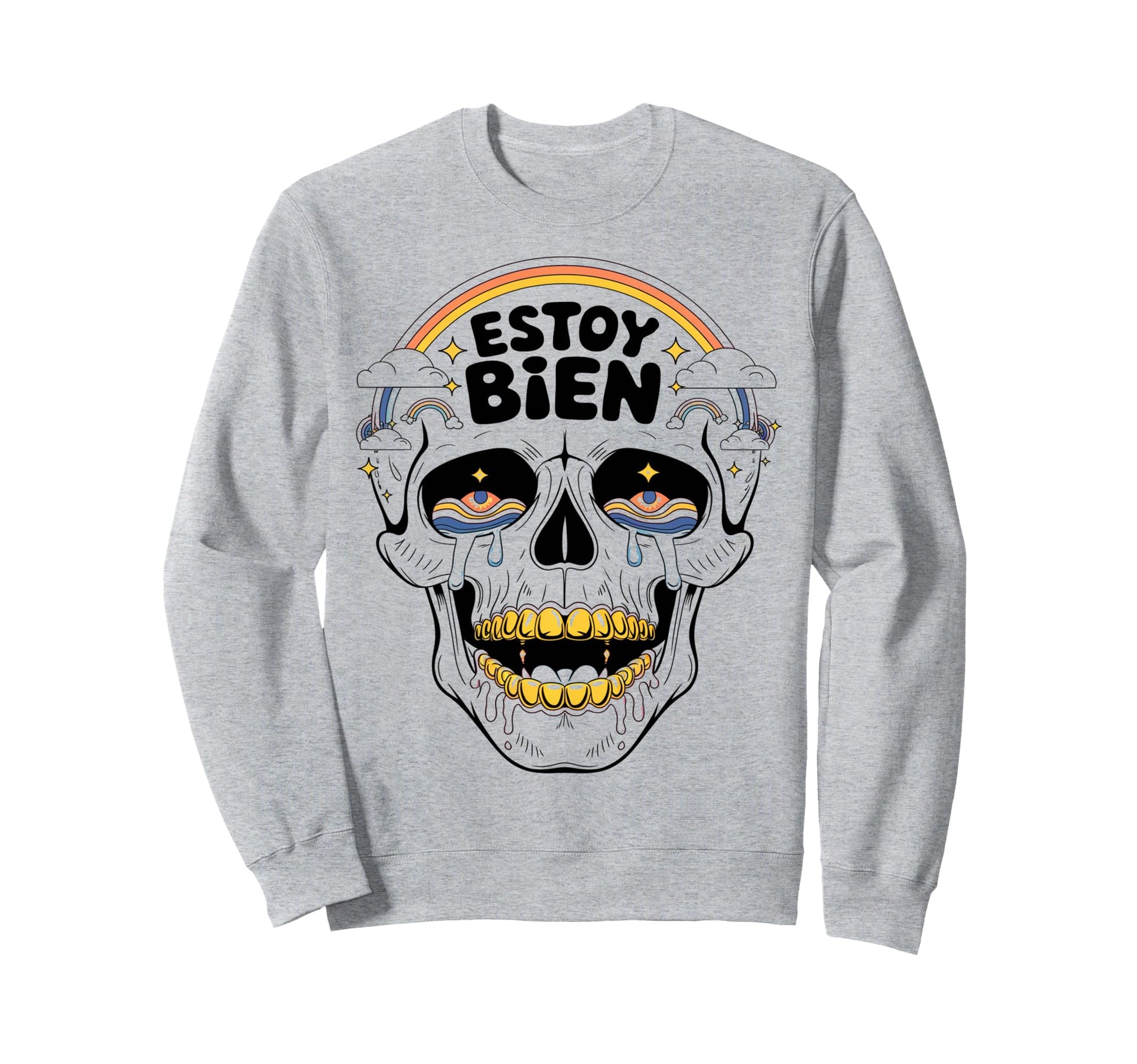 Spanish Skeleton Meme Face Estoy Sweatshirt - Unique Graphic for Adults - T-Shirt, Sweatshirt, Hoodie