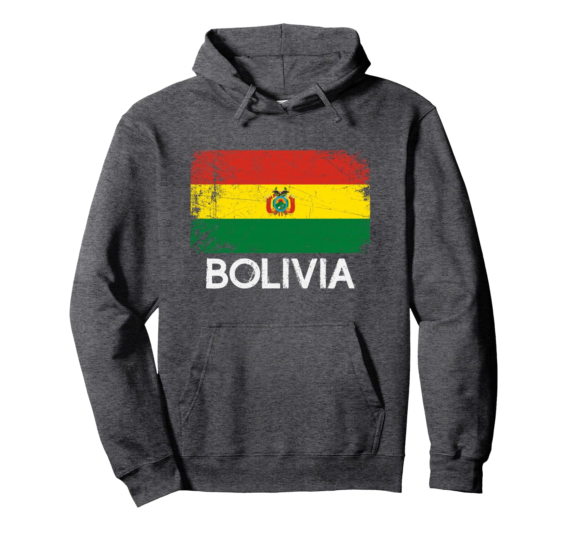 Bolivian Flag Made Bolivia Gift Hoodie - Fun Novelty Design Men Women - T-Shirt, Sweatshirt, Hoodie
