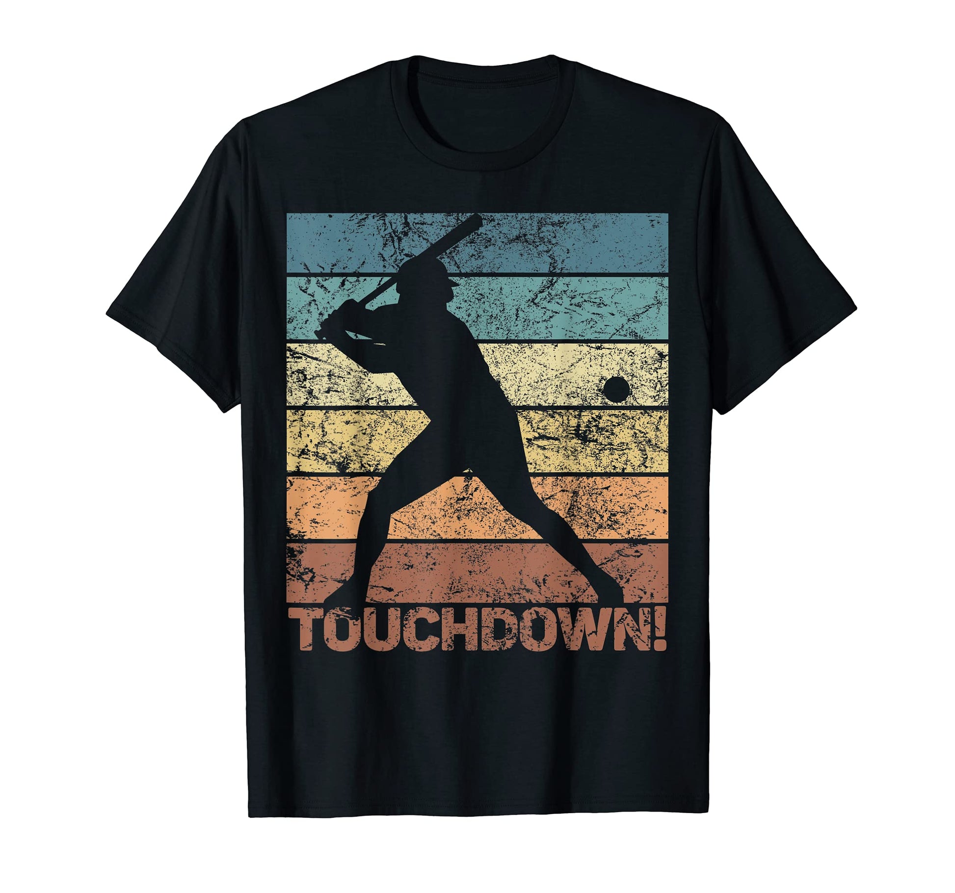 Baseball Touchdown Player Softball T-Shirt - Aesthetic Graphic Men Women - T-Shirt, Sweatshirt, Hoodie