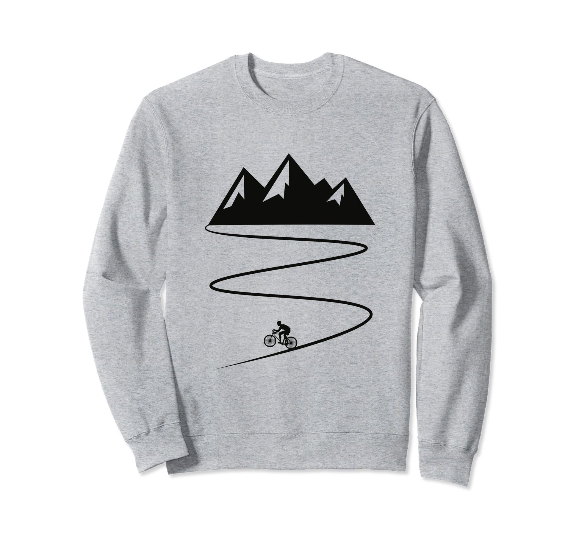 Mountain Biking Biker Outdoor Sweatshirt - Trendy Graphic Men Women - T-Shirt, Sweatshirt, Hoodie