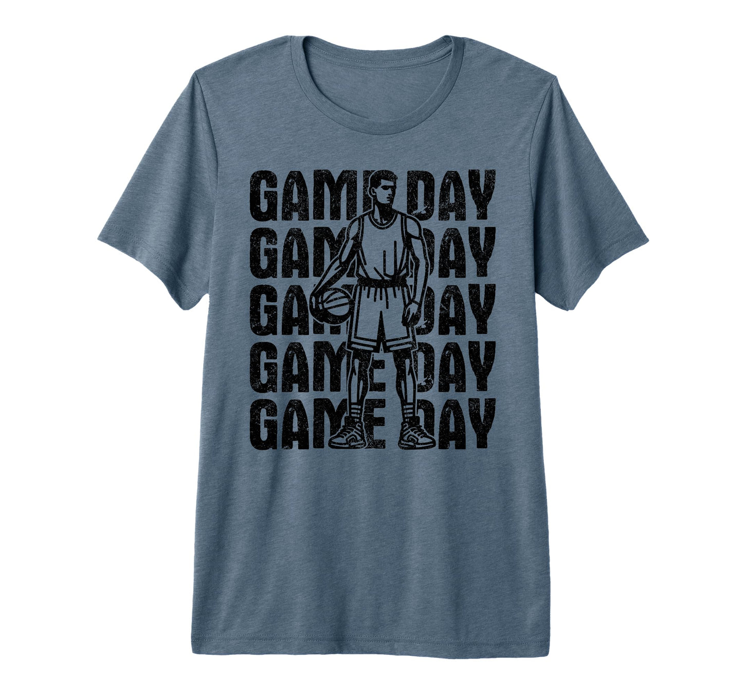 Game Day Basketball Basketball Mom T-Shirt - Graphic Print Unisex - T-Shirt, Sweatshirt, Hoodie