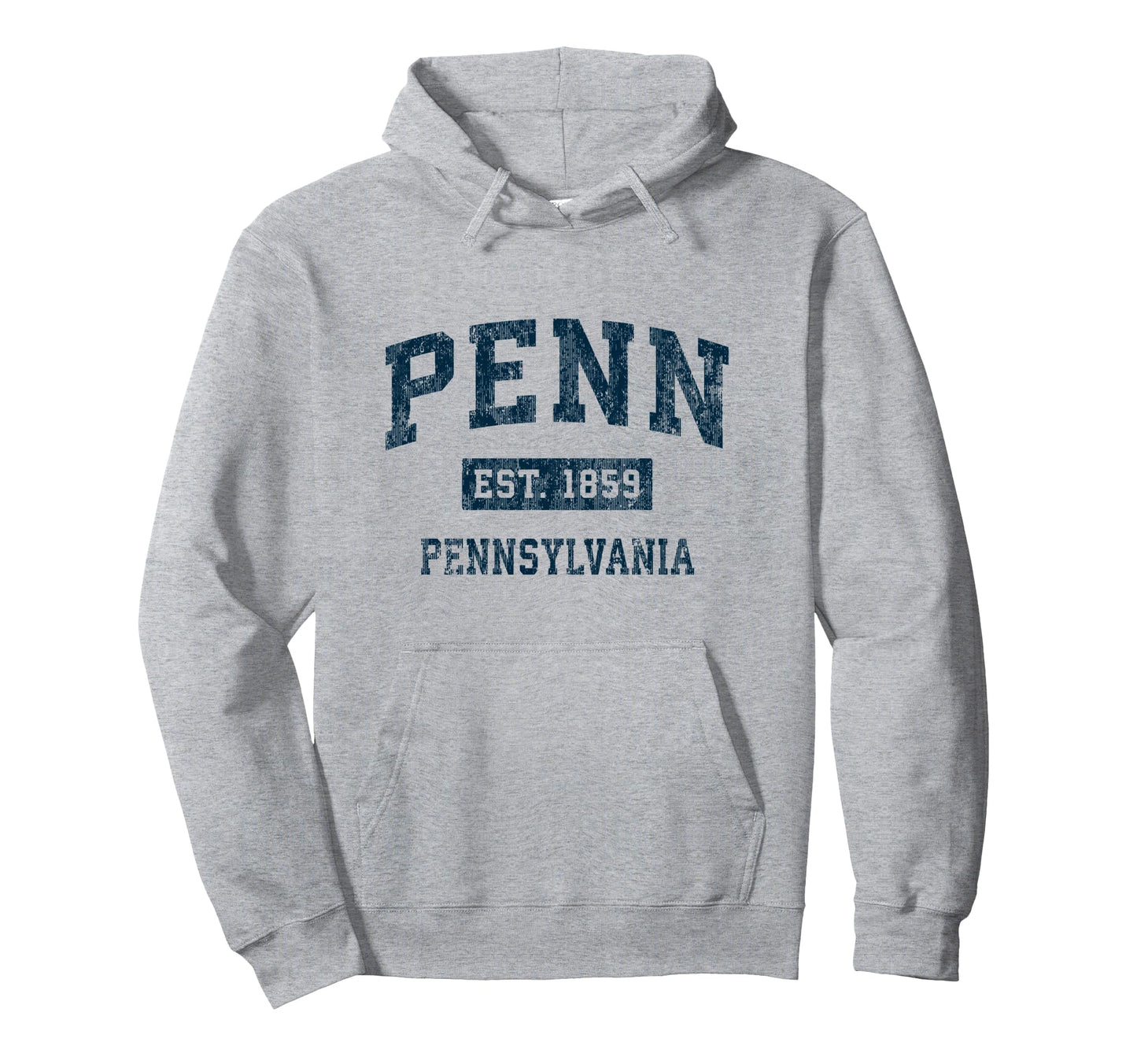 Penn Pennsylvania Pa Sports Navy Hoodie - Graphic Print Unisex - T-Shirt, Sweatshirt, Hoodie