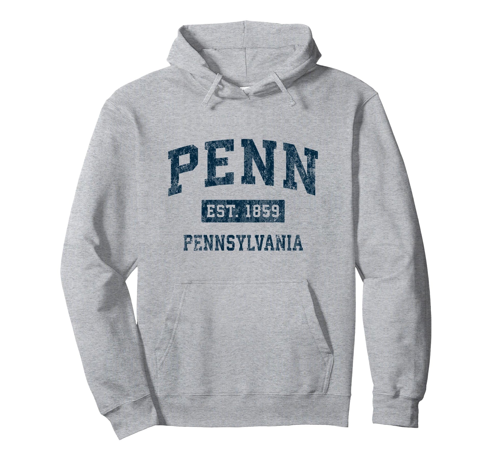 Penn Pennsylvania Pa Sports Navy Hoodie - Graphic Print Unisex - T-Shirt, Sweatshirt, Hoodie